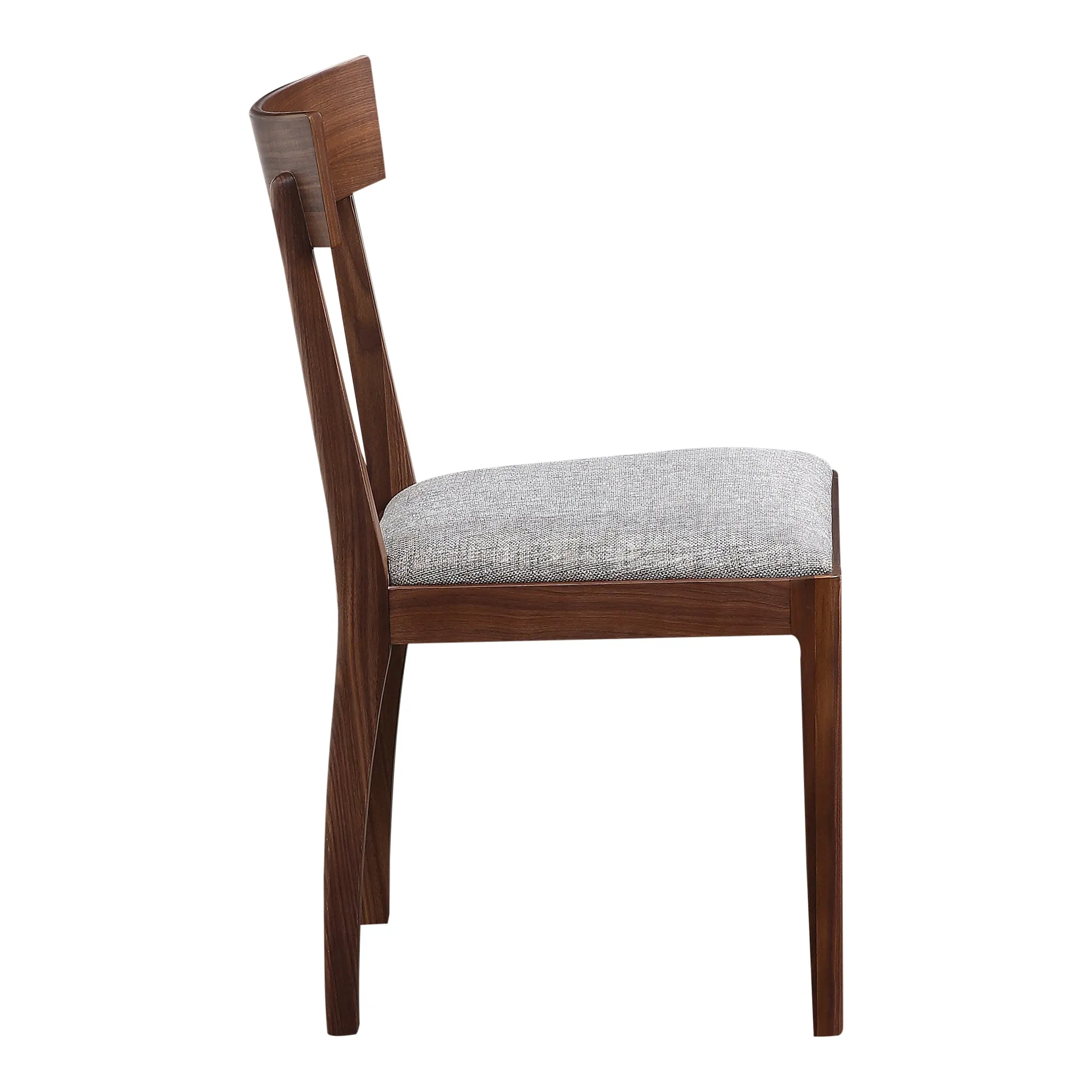 Leone Dining Chair Walnut Set Of Two