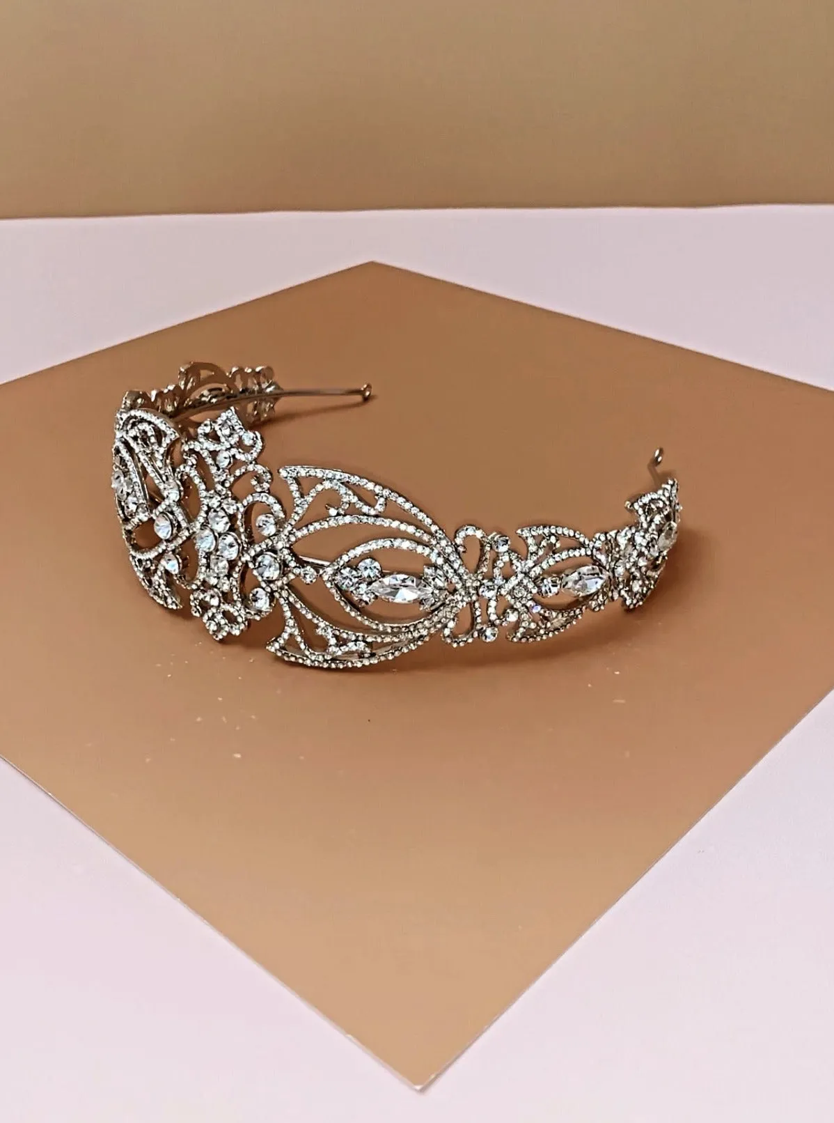 LEONORA Swarovski Most Magnificent Bridal Headpiece