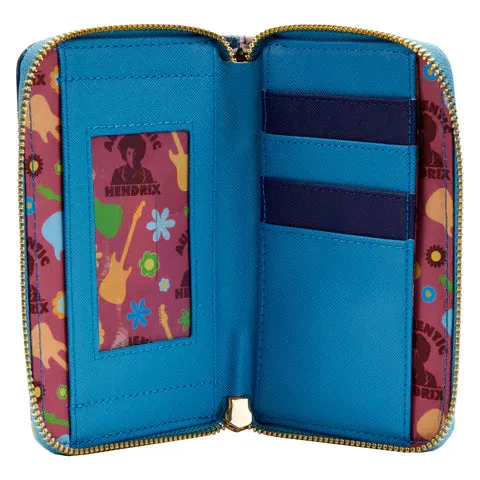 LF Jimi Hendrix Psychedelic Landscape ZipAround Wallet