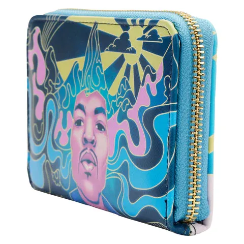 LF Jimi Hendrix Psychedelic Landscape ZipAround Wallet