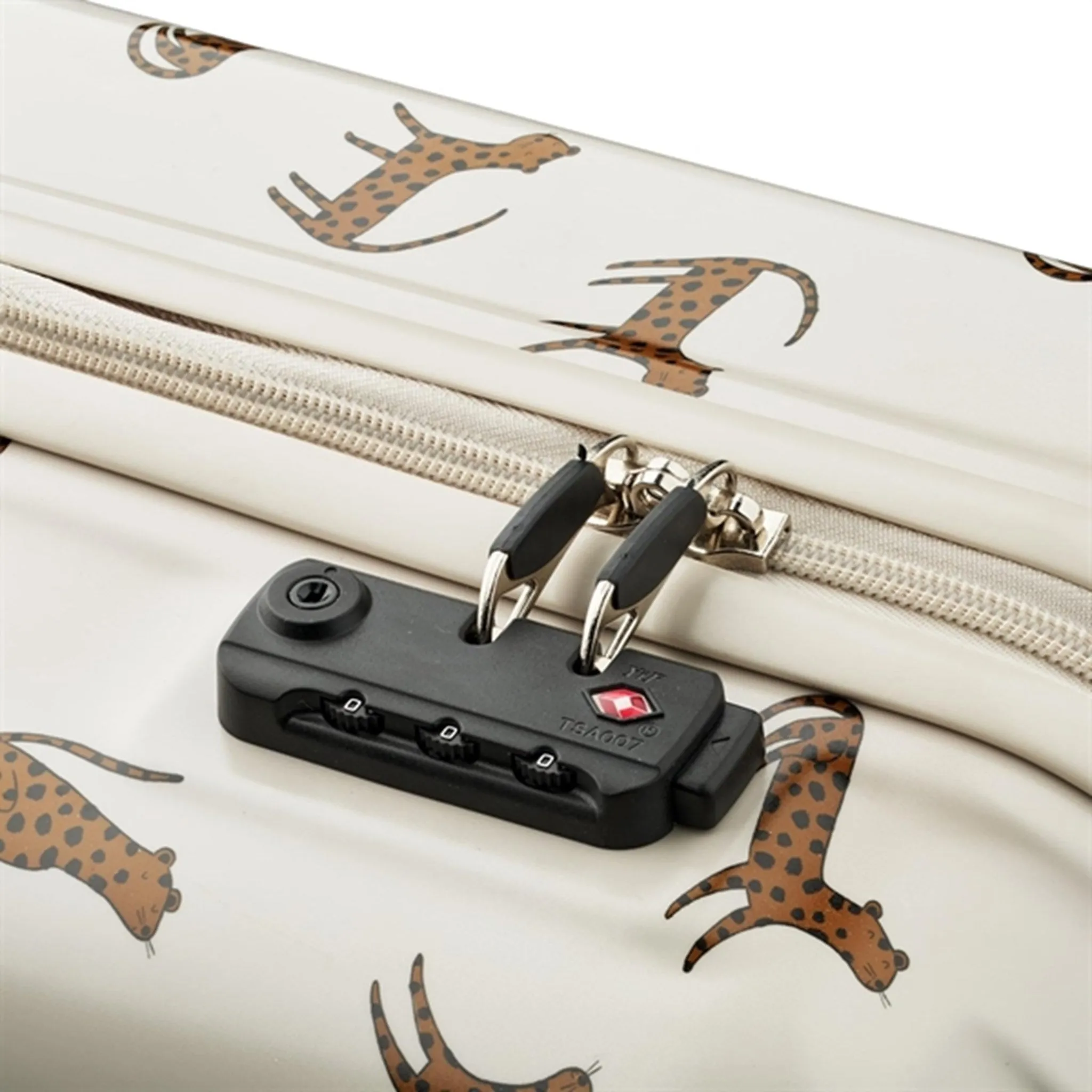Liewood Hollie Hardcase Suitcase Leopard Sandy