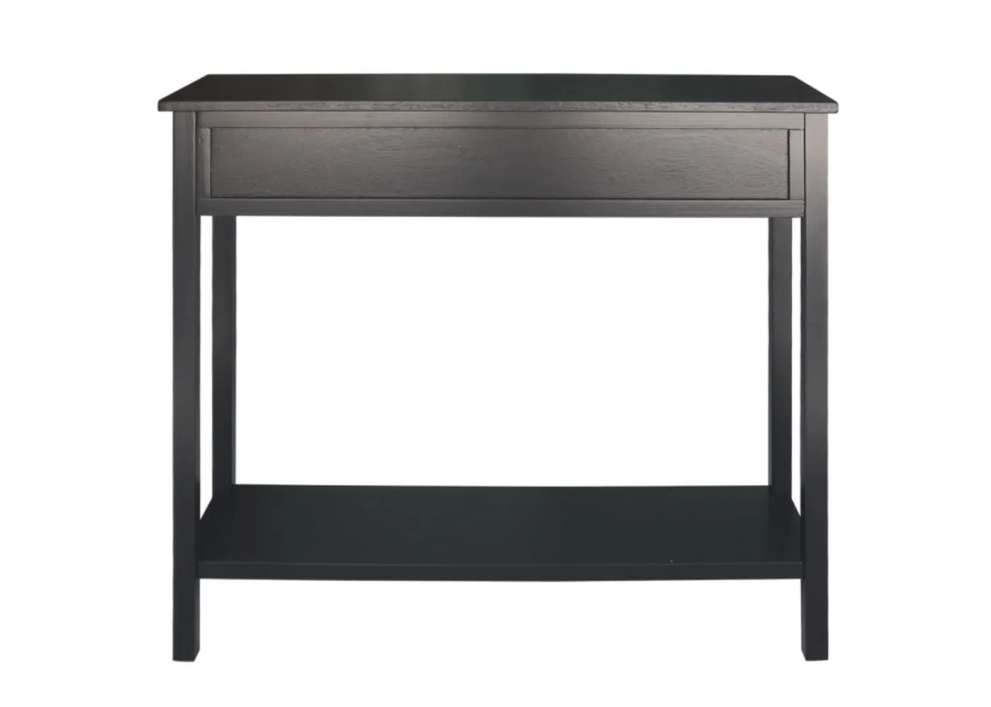 Lindon Black 2-Drawer Console Table by Lina Home