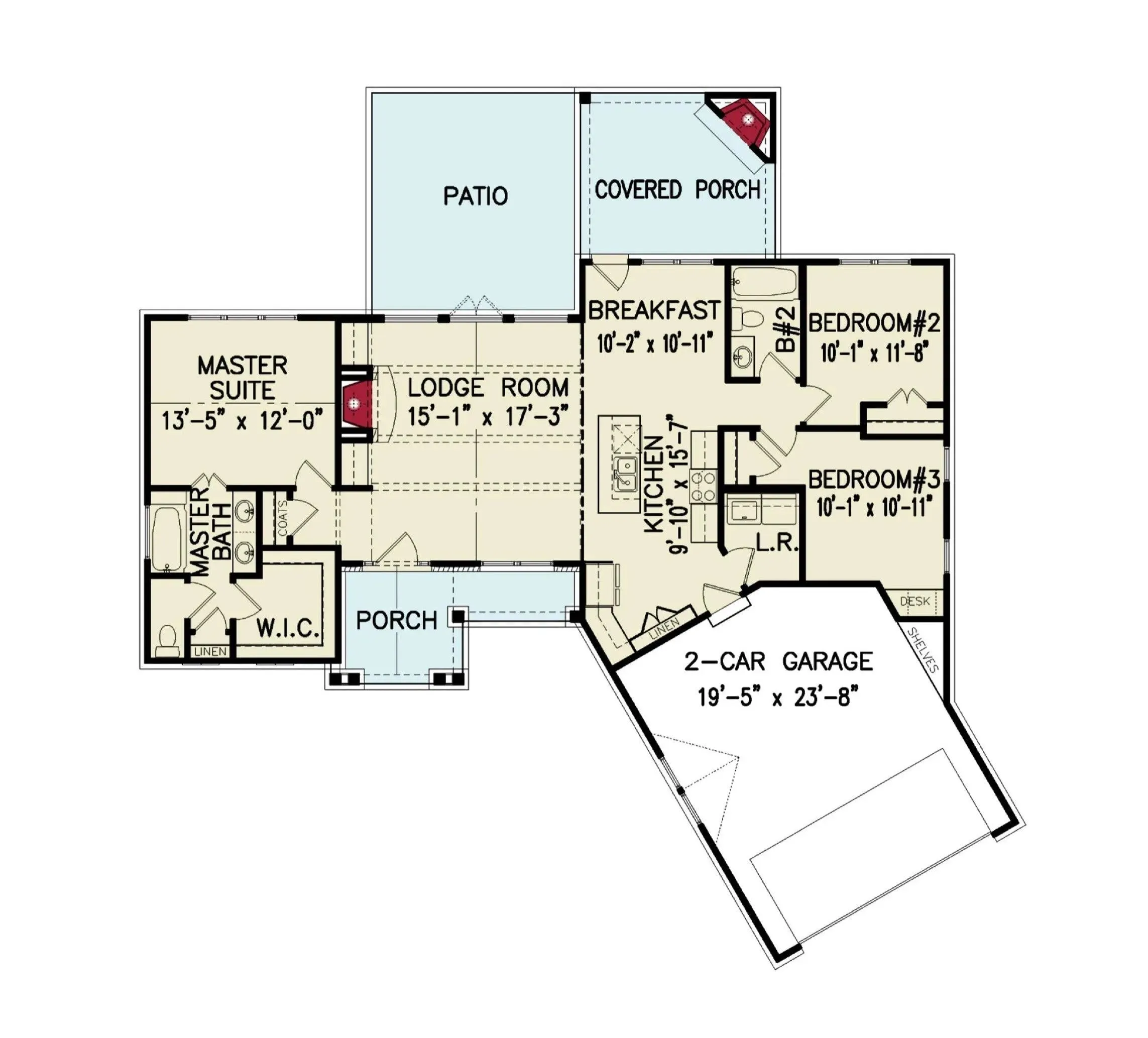 Lovely Family Home with Stone Exterior and Spacious Design