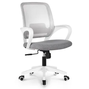M28 white frame mesh office chair