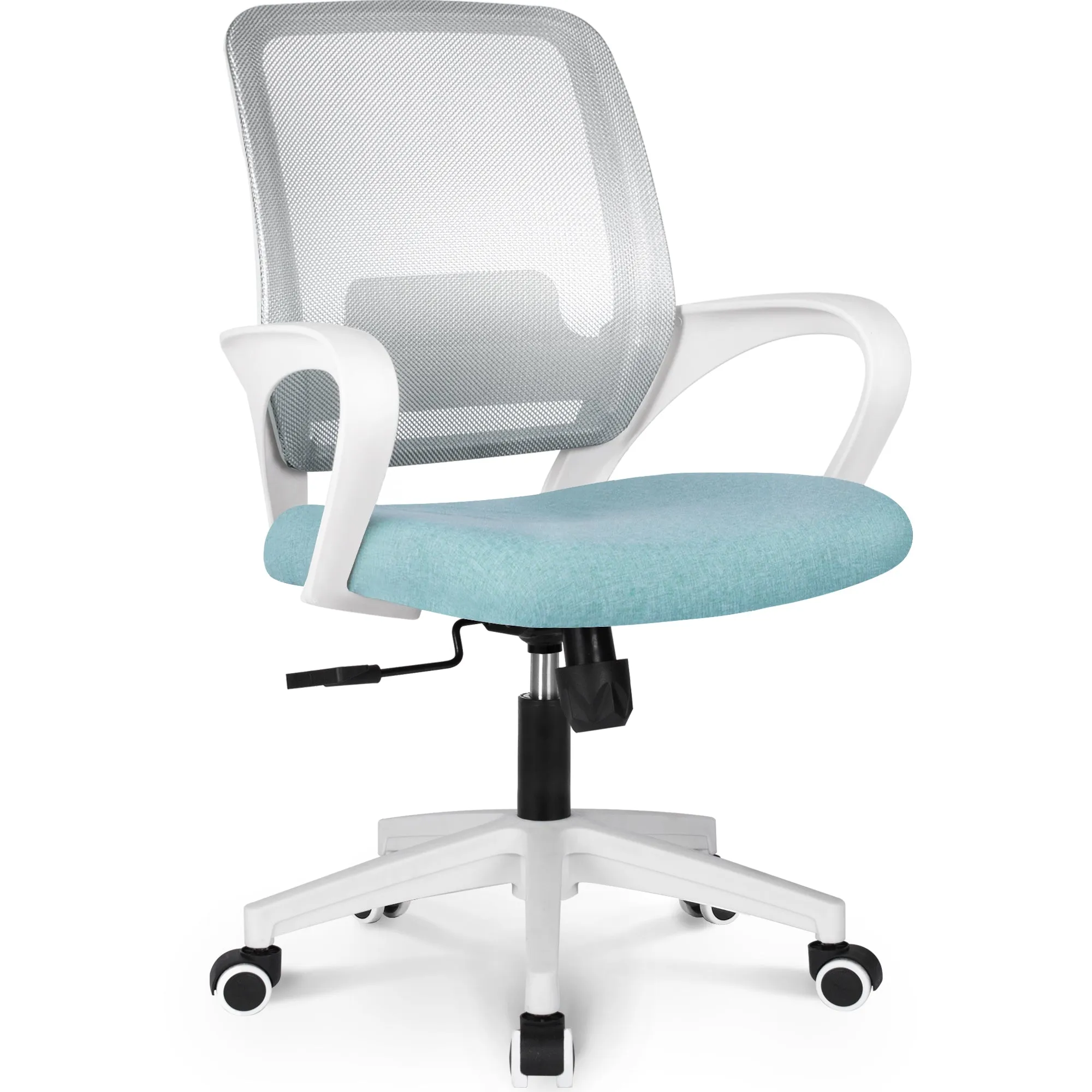M28 white frame mesh office chair