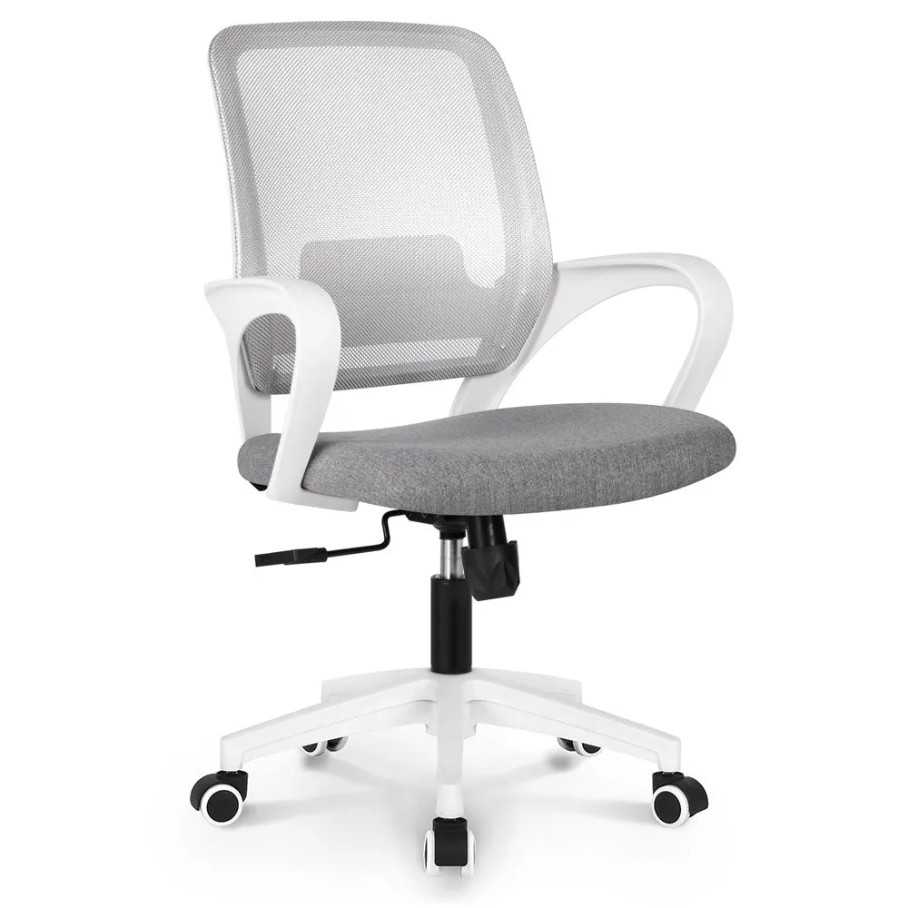 M28 white frame mesh office chair