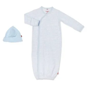 Magnetic Me Auto Bon Cotton Infant Gown & Hat Set