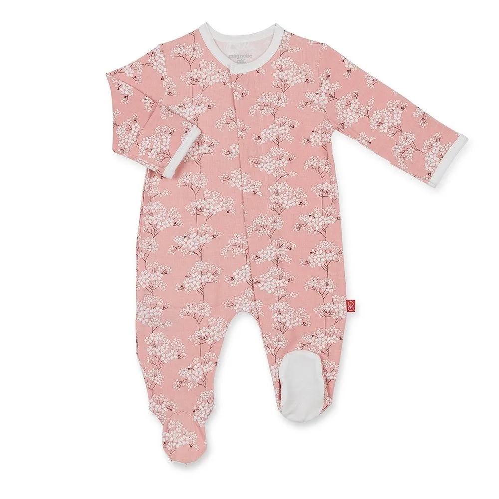 Magnetic Me Cherry Blossom Infant Footie