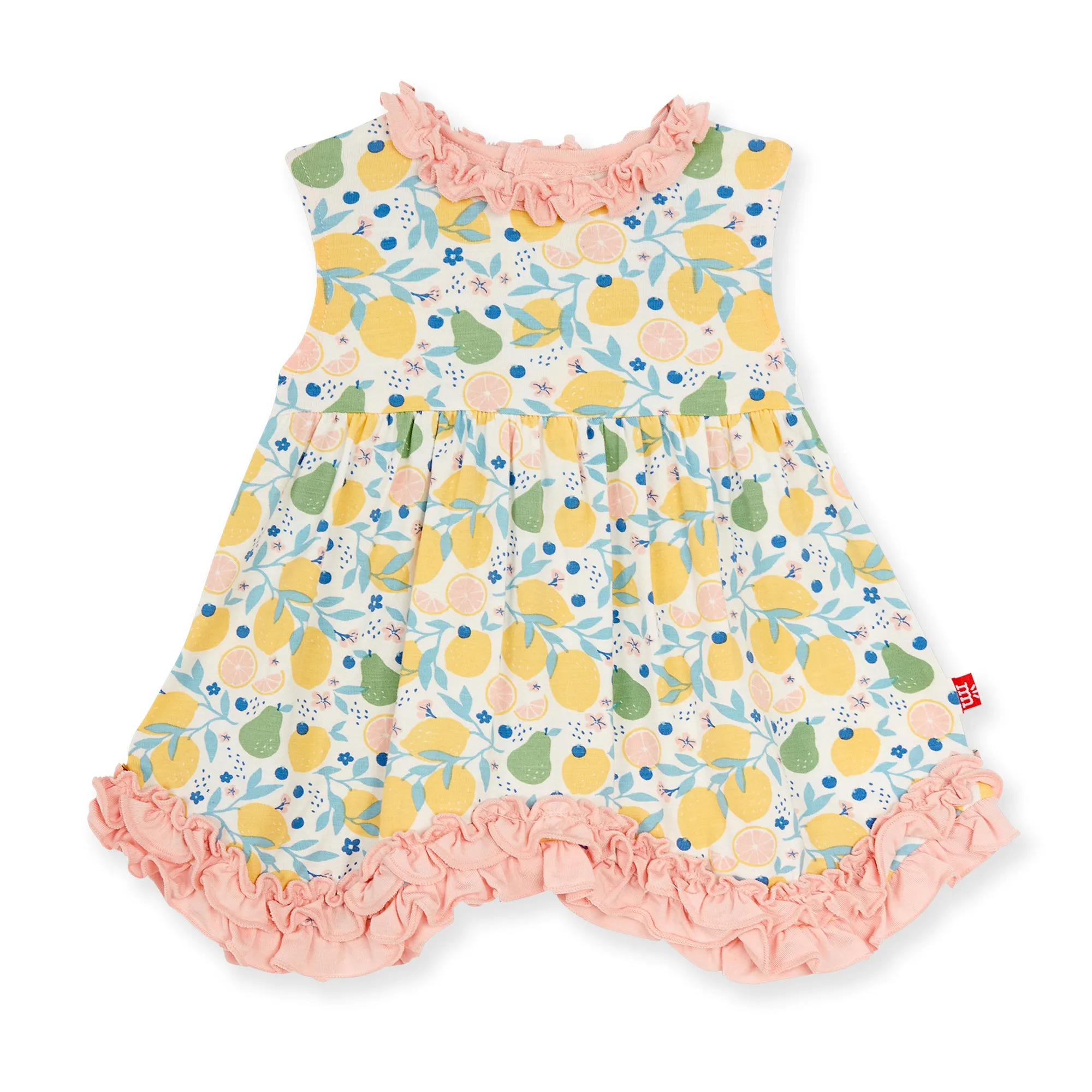 Magnetic Me Citrus Bloom Dress w/Ruffle Diaper Cover