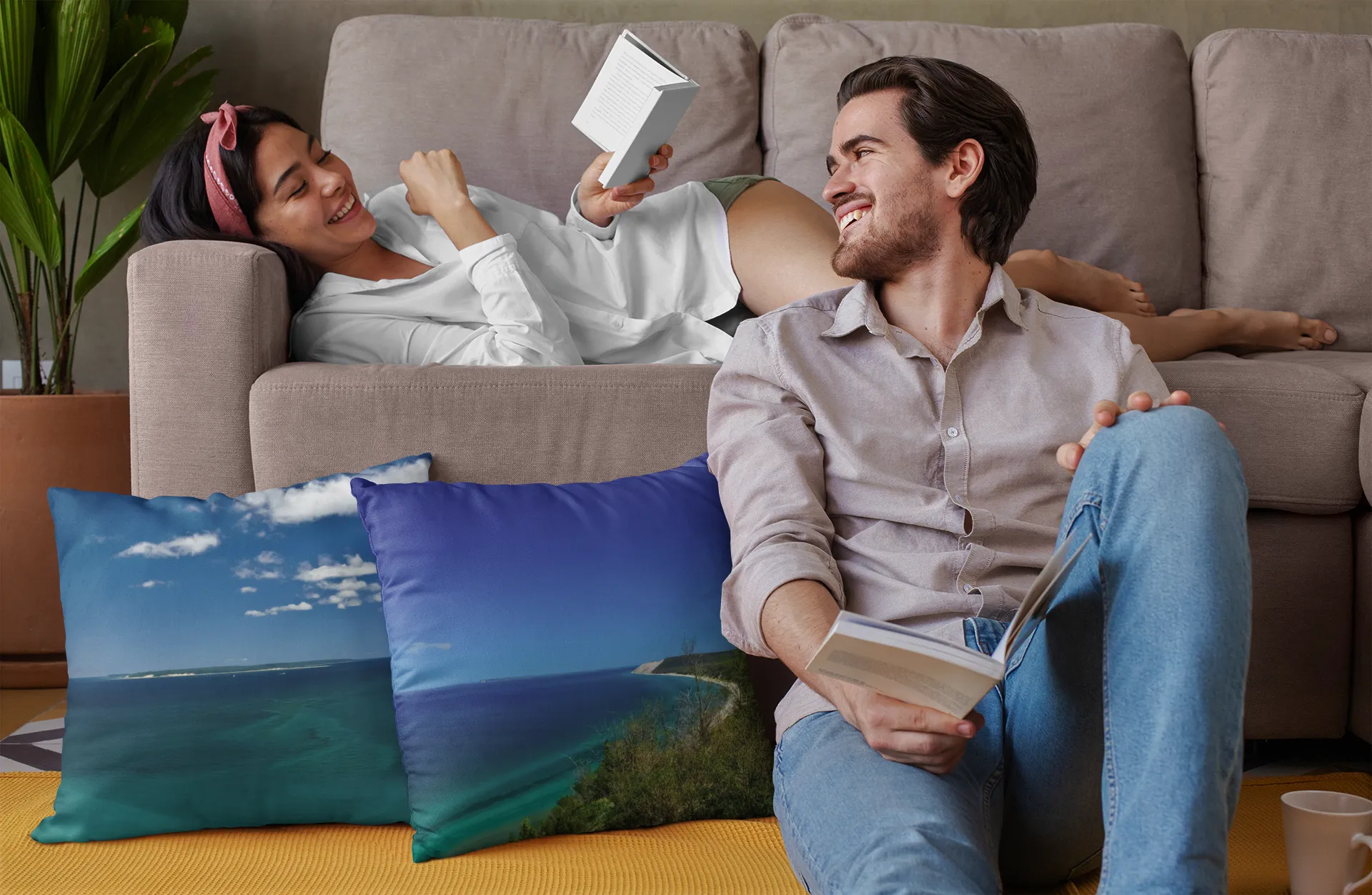 Magnificent Manitou Premium Art Pillow