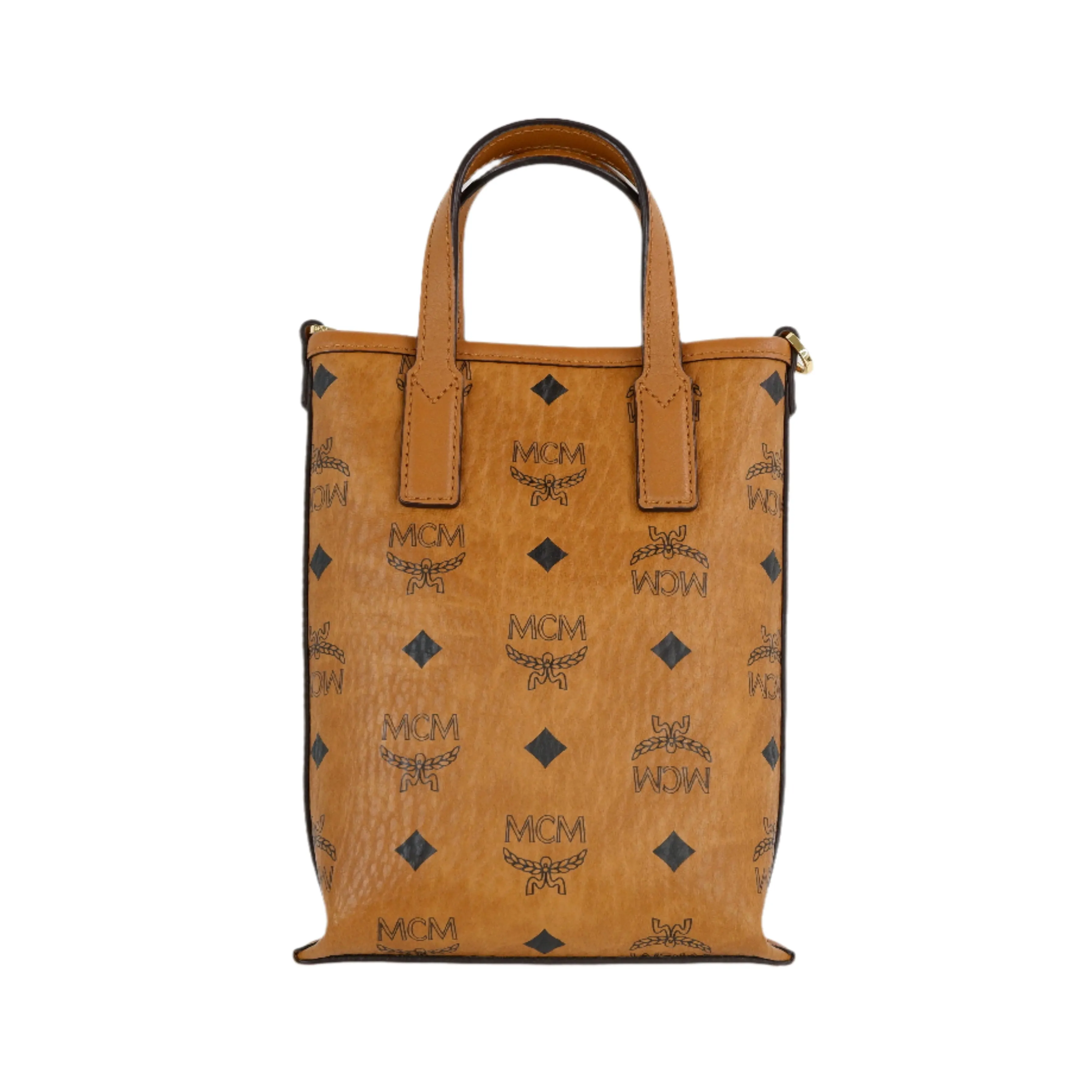 MCM Phone Holder Bag Brown