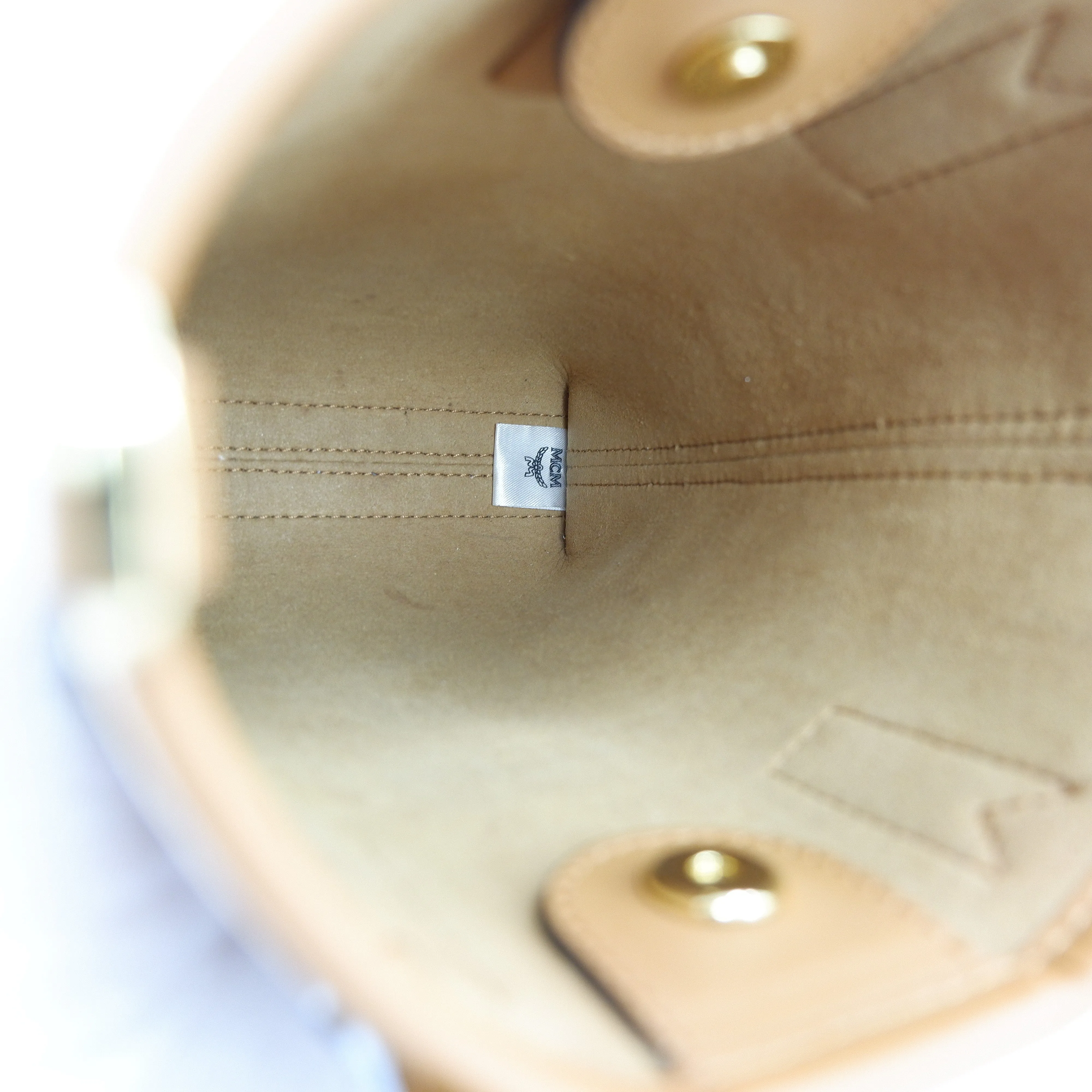 MCM Phone Holder Bag Brown