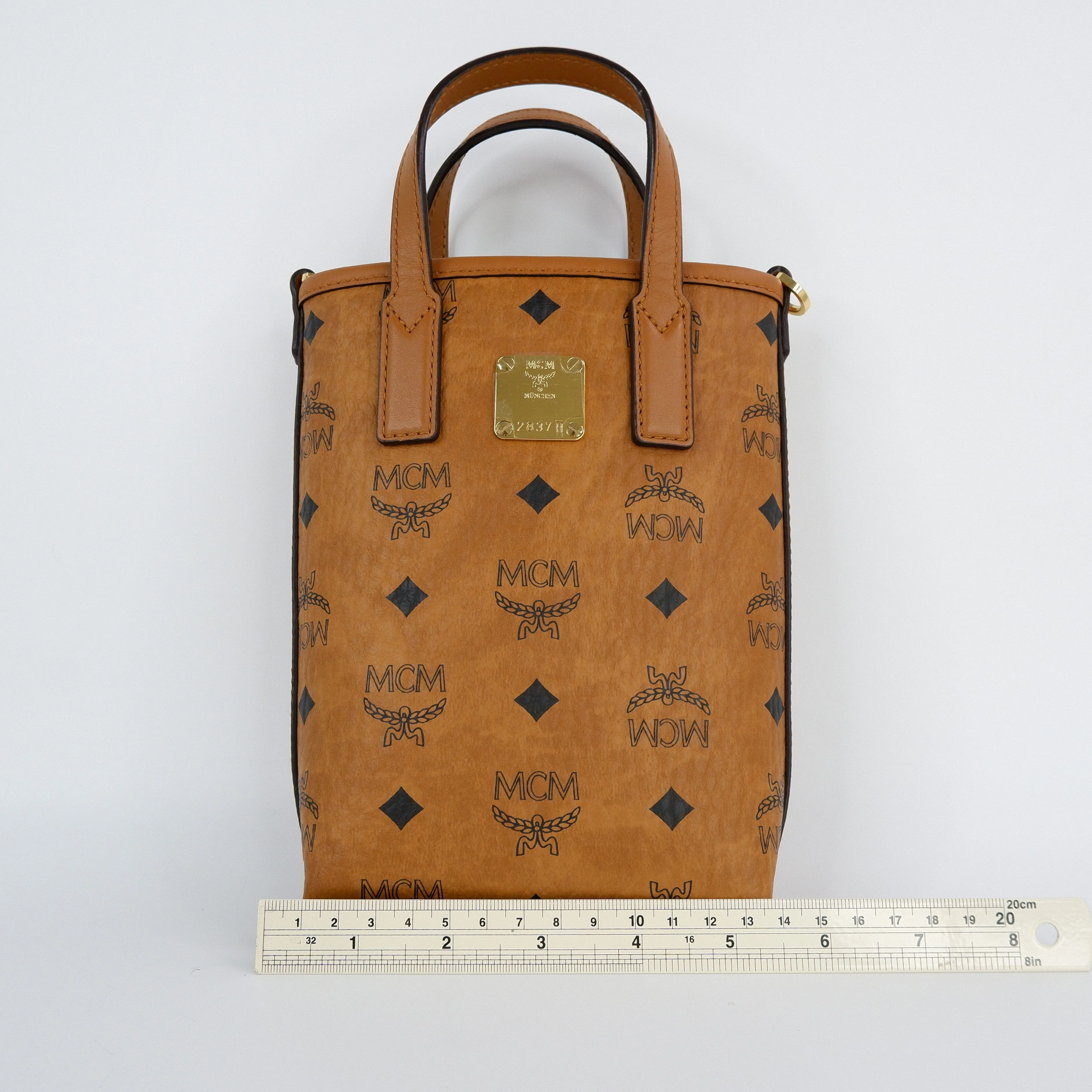 MCM Phone Holder Bag Brown