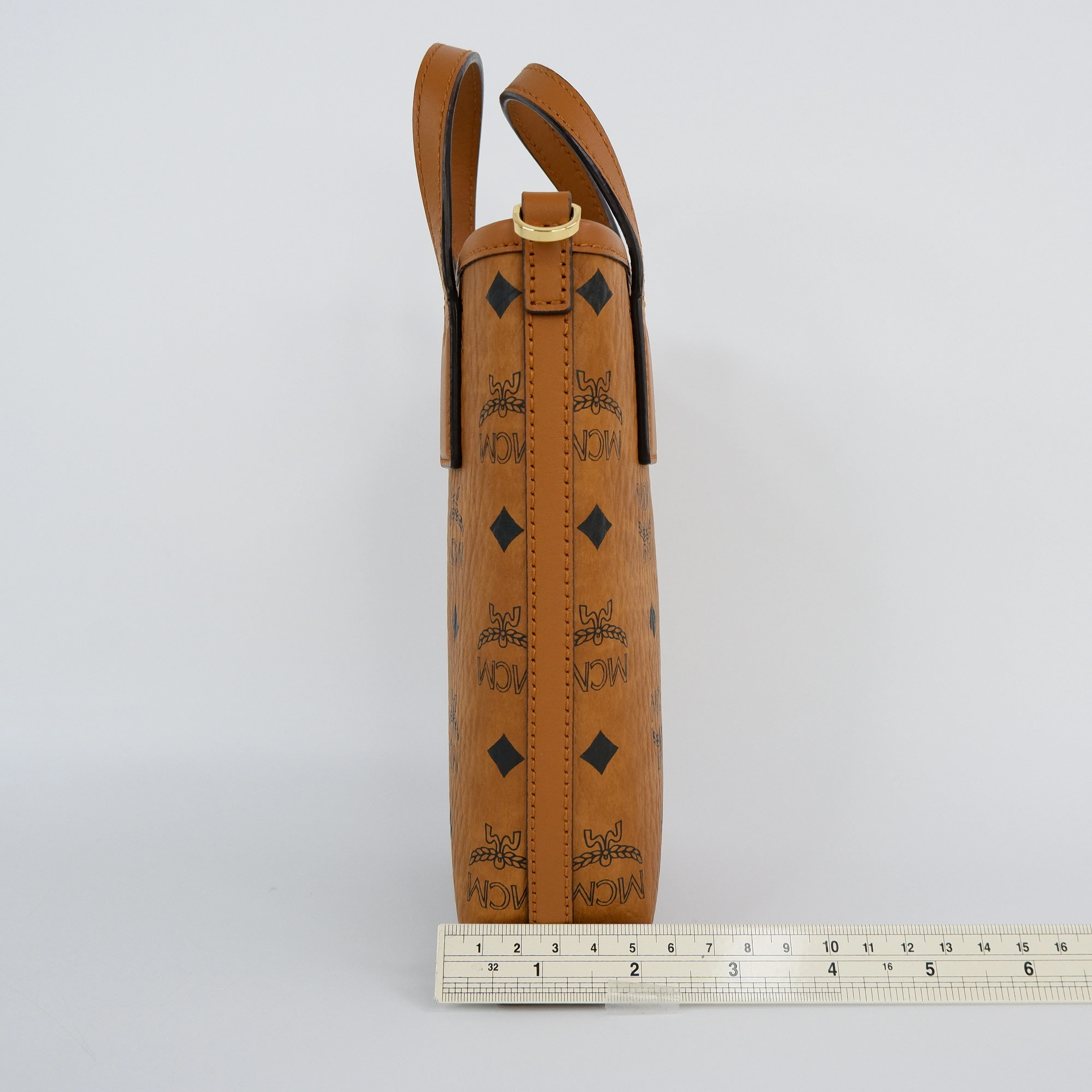 MCM Phone Holder Bag Brown