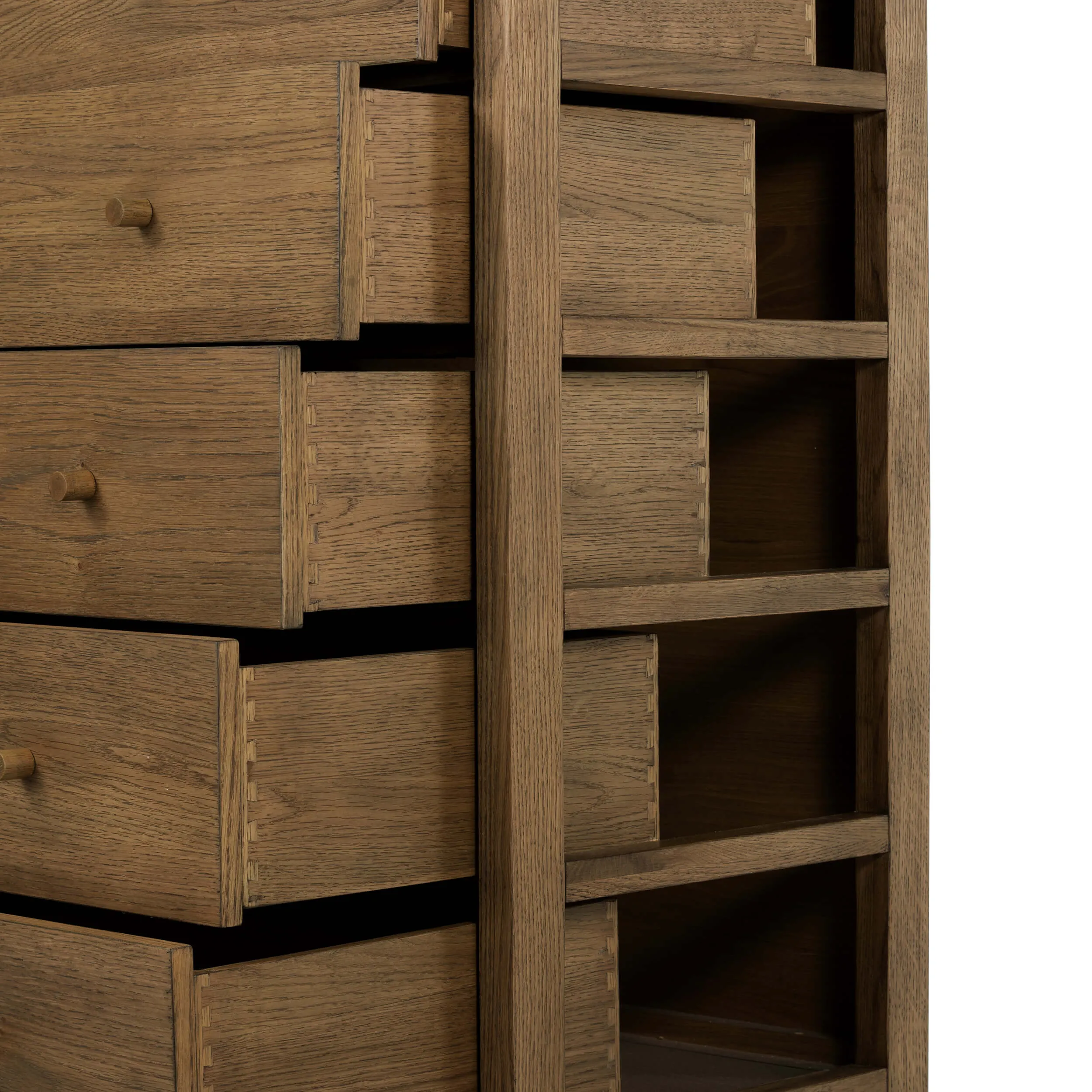 Meadow 5 drawer Dresser, Tawney Oak