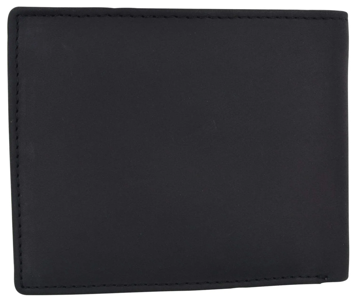 Men's Cowhide Leather USA Flag Eagle Logo RFID Bifold Wallet