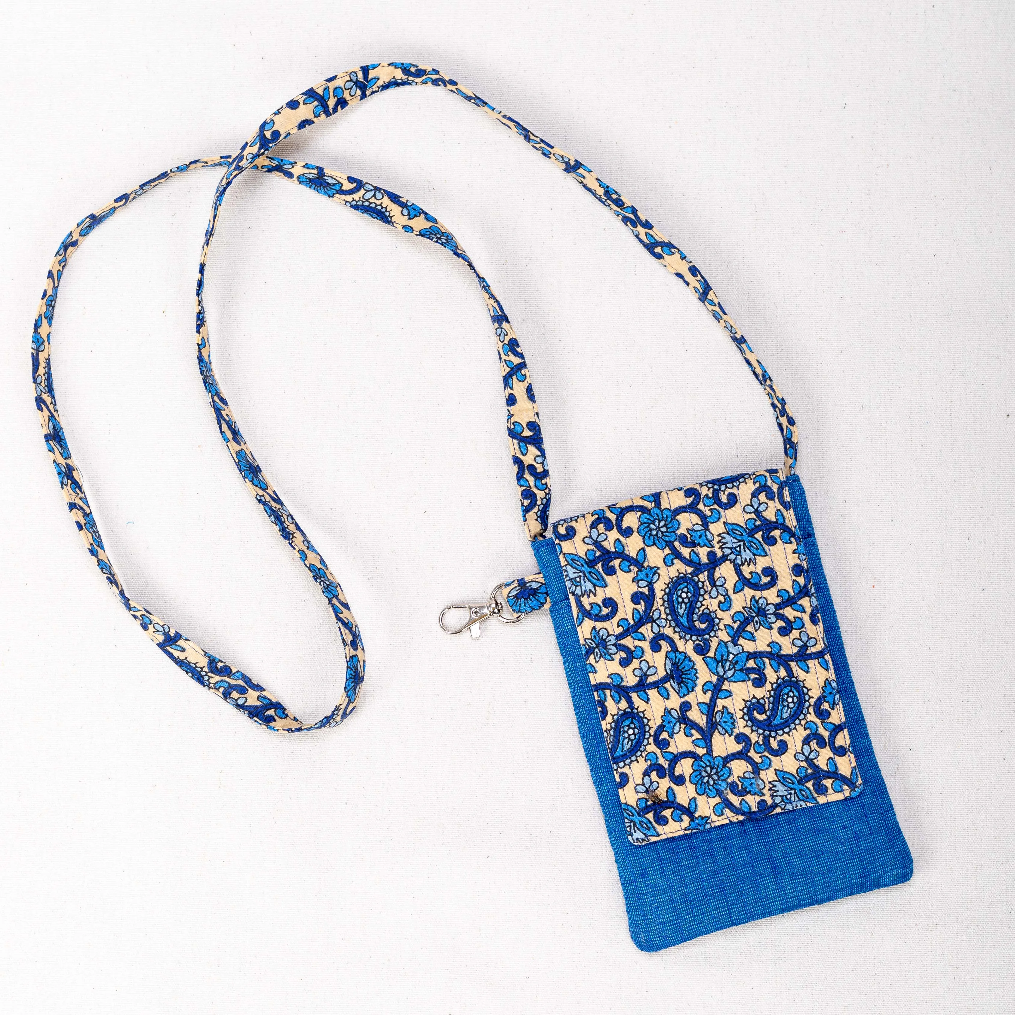 Mobile Pouch Sling -  Blue