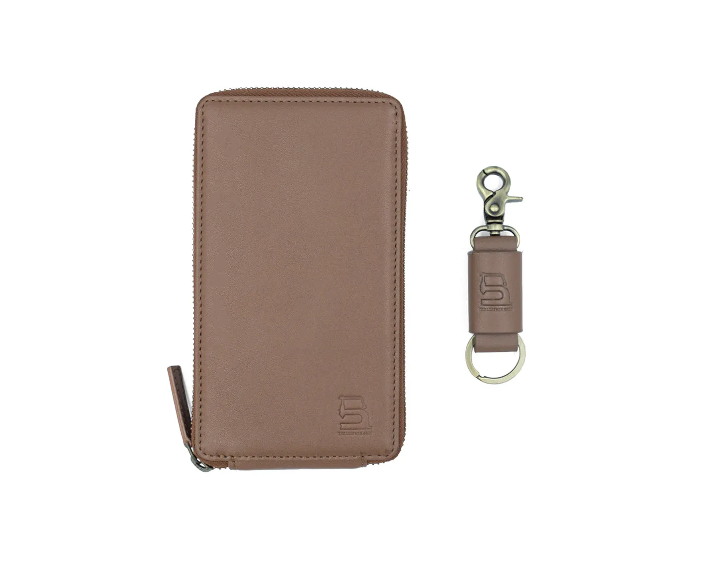 MOD Tan Set (MOD Wallet - Tan   Leather Key Loop - Tan)