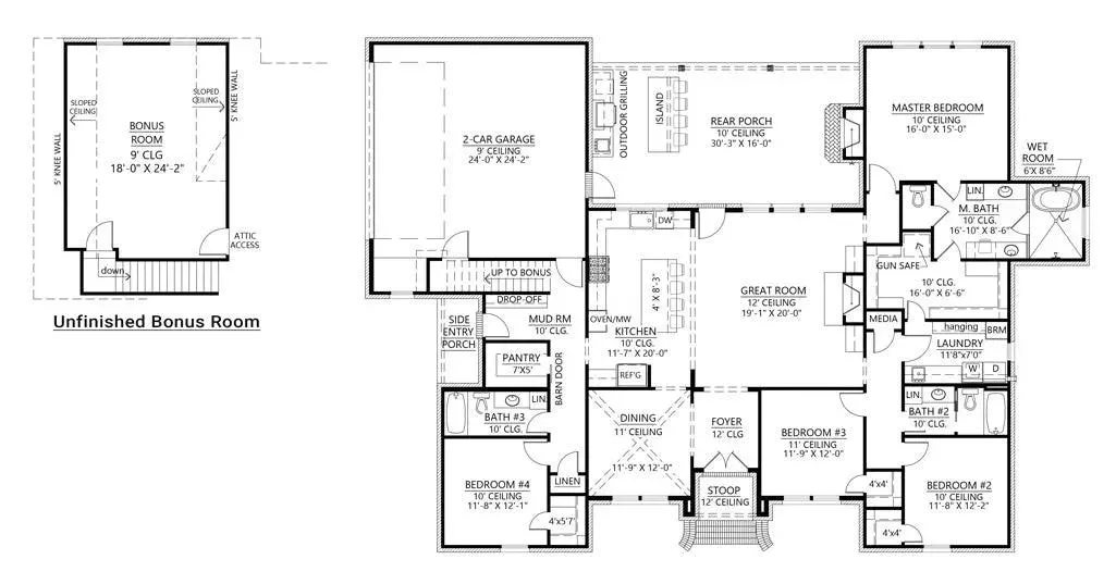 Modern 3,032 sq ft Home Featuring 4 Bedrooms and Spacious Loft