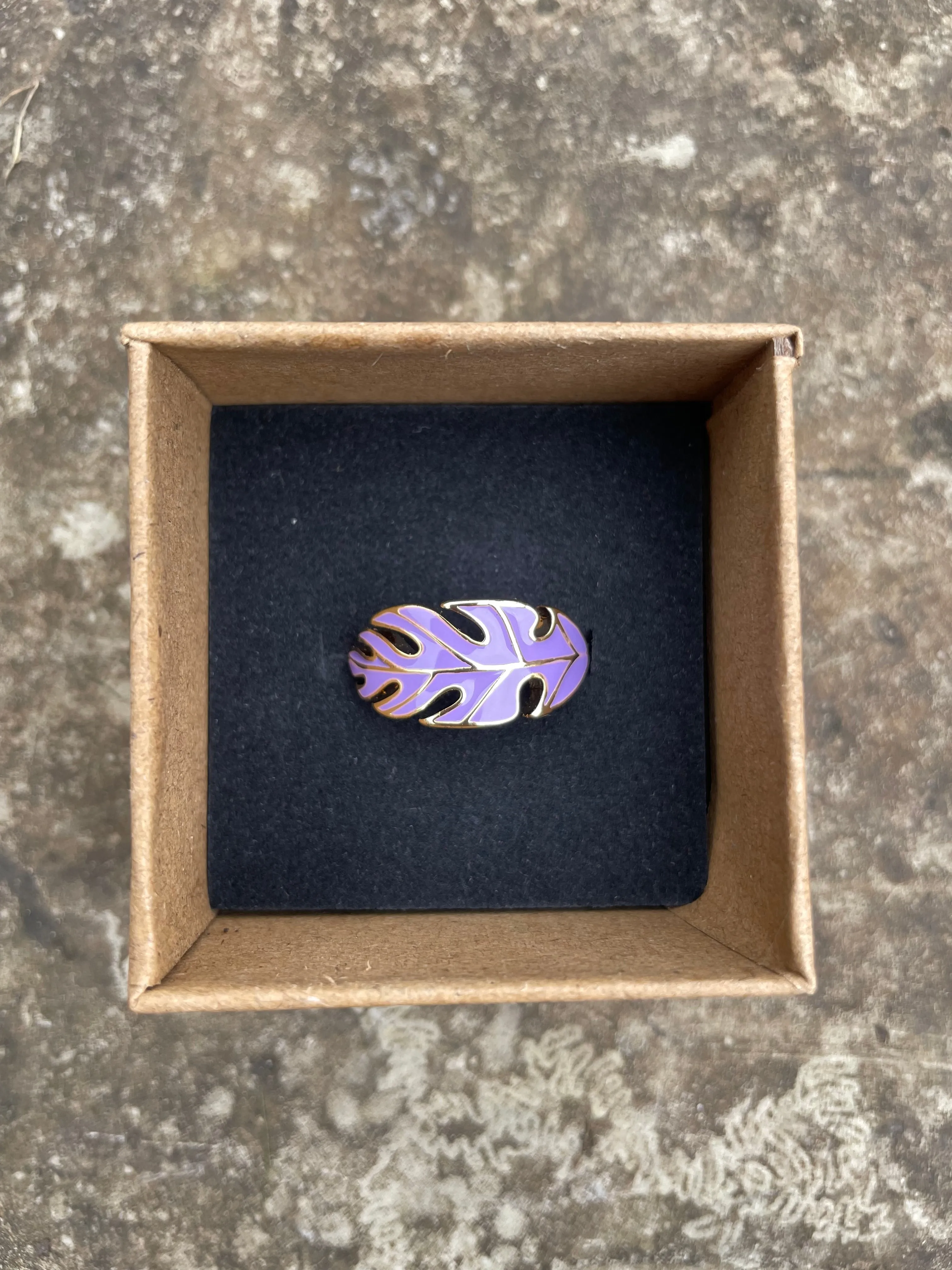 Monstera Leaf Ring