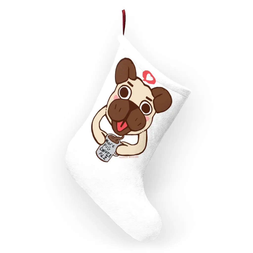 More Pug Coffee Please Christmas Stockings