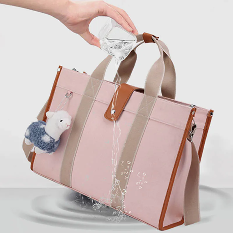 Multi-Slot Tote Bag Large Capacity Handbag for New Mom Shoping Beach Travel Purse