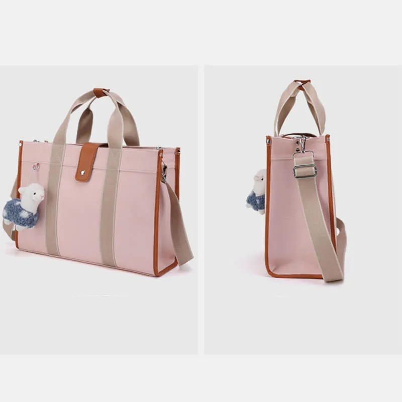 Multi-Slot Tote Bag Large Capacity Handbag for New Mom Shoping Beach Travel Purse