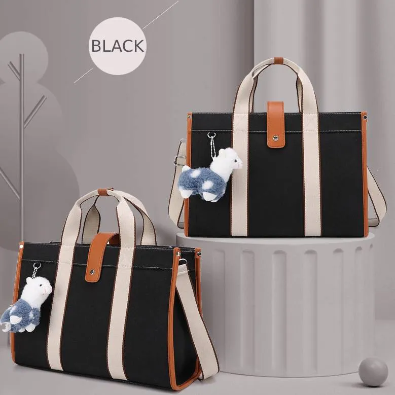 Multi-Slot Tote Bag Large Capacity Handbag for New Mom Shoping Beach Travel Purse