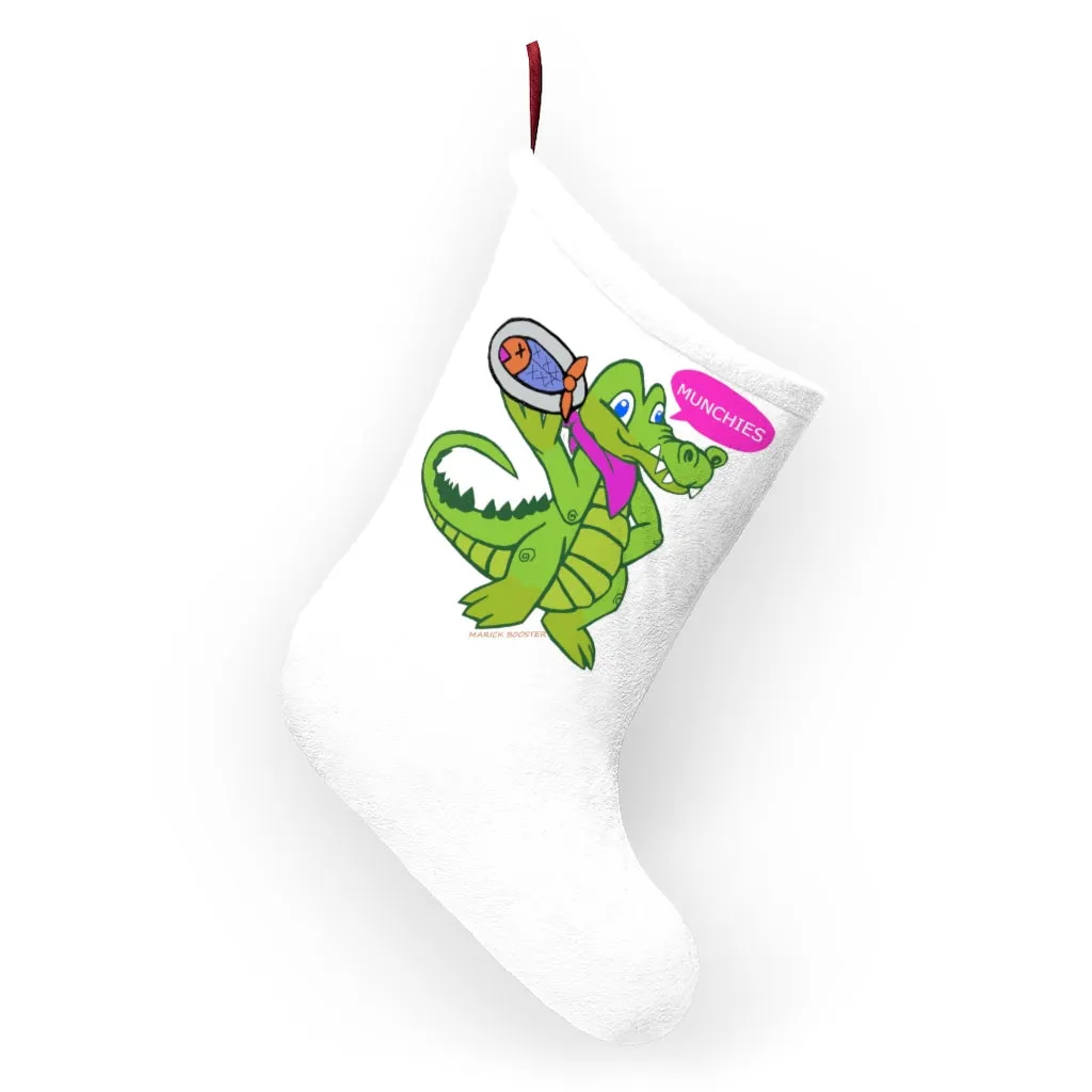 Munchies the Crocodile Christmas Stockings