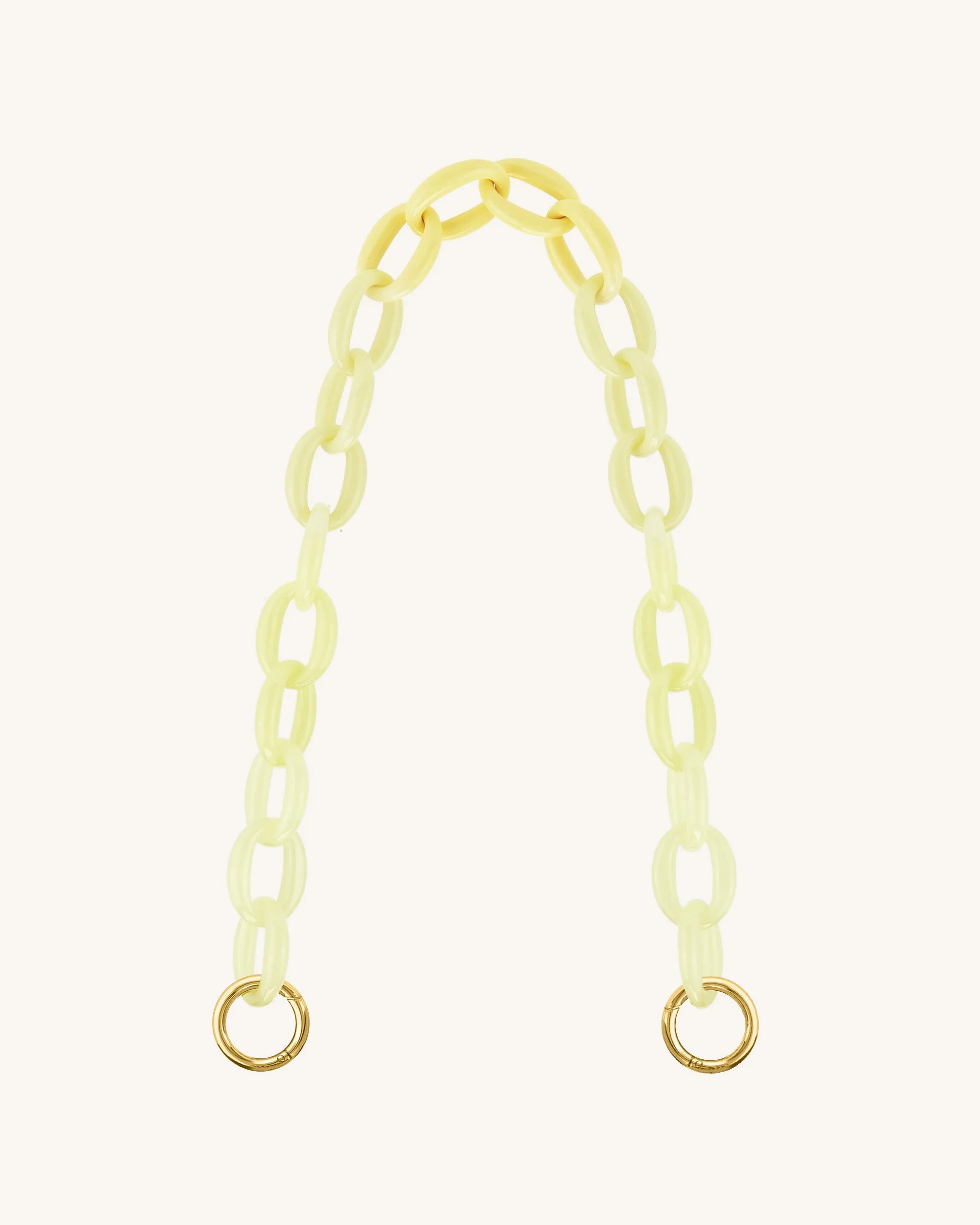 Mya Gradient Acrylic Chain Strap - Yellow