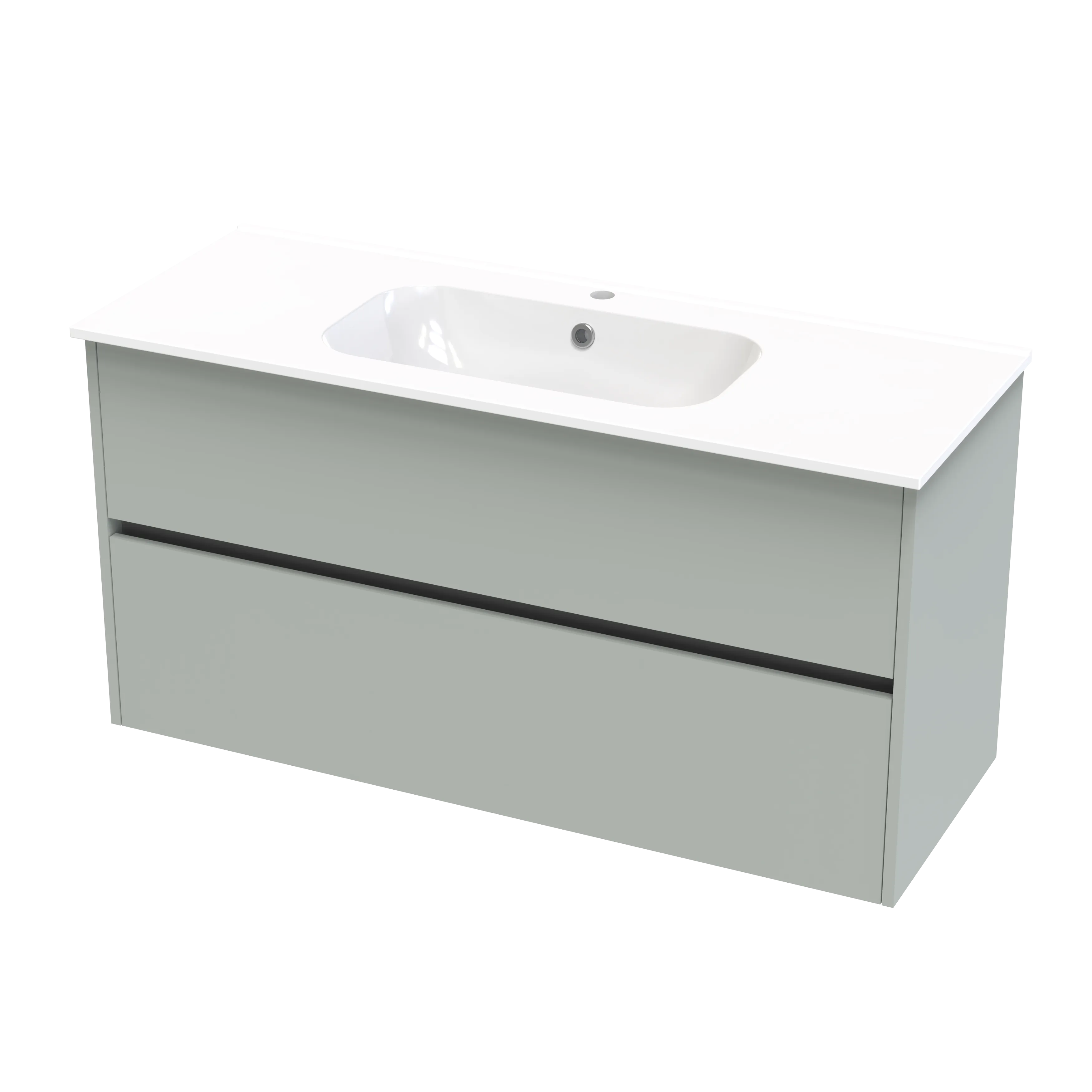 Nera Syrtari 1215 2 Drawer Wall Vanity