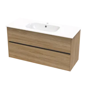 Nera Syrtari 1215 2 Drawer Wall Vanity