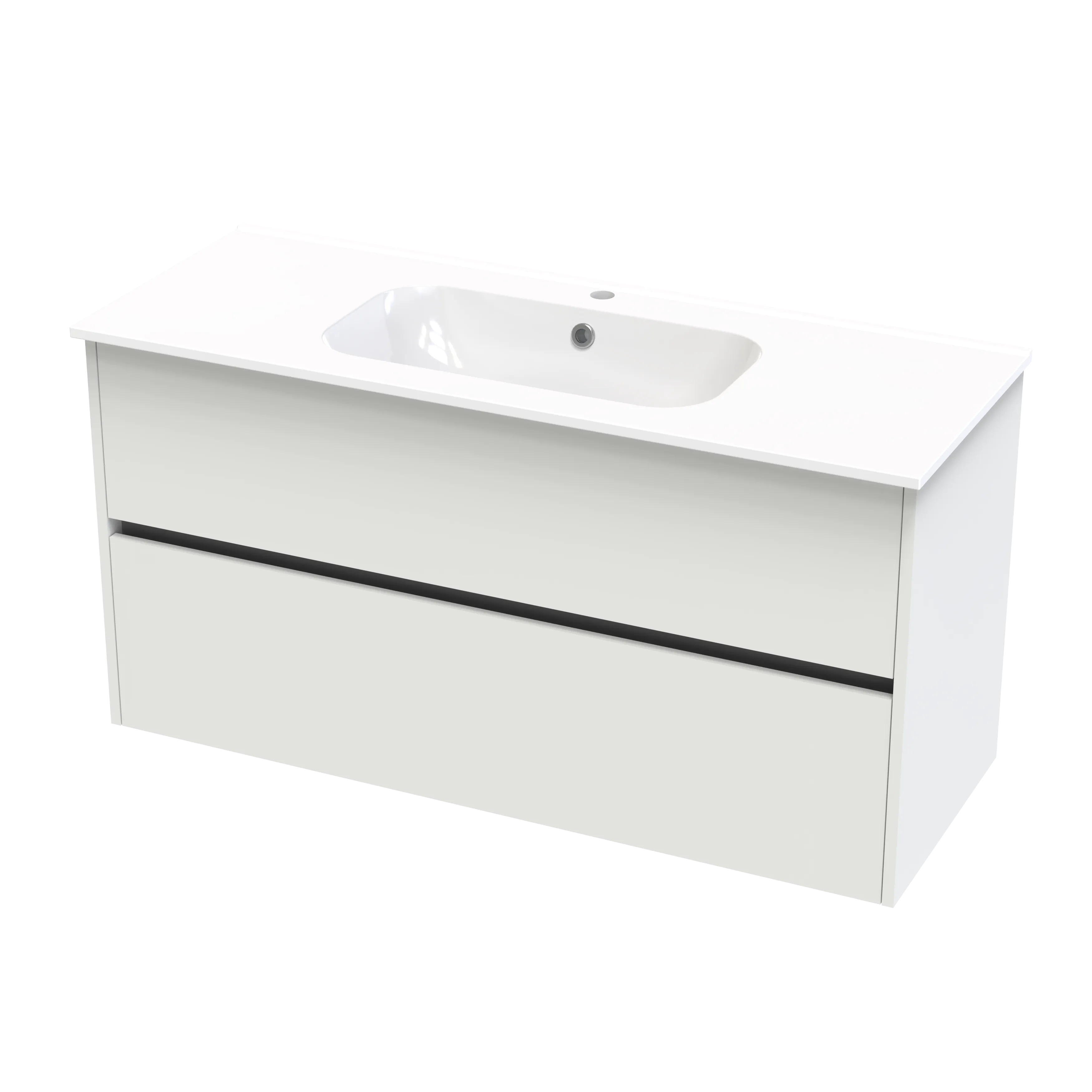 Nera Syrtari 1215 2 Drawer Wall Vanity