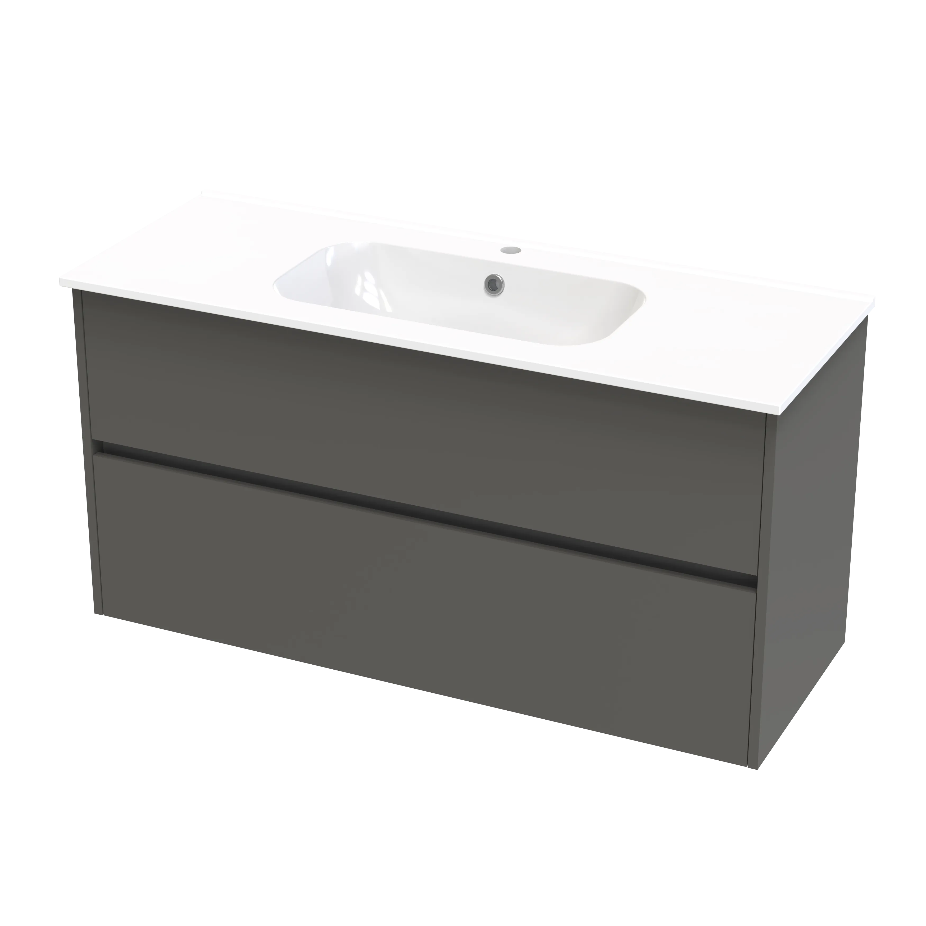 Nera Syrtari 1215 2 Drawer Wall Vanity