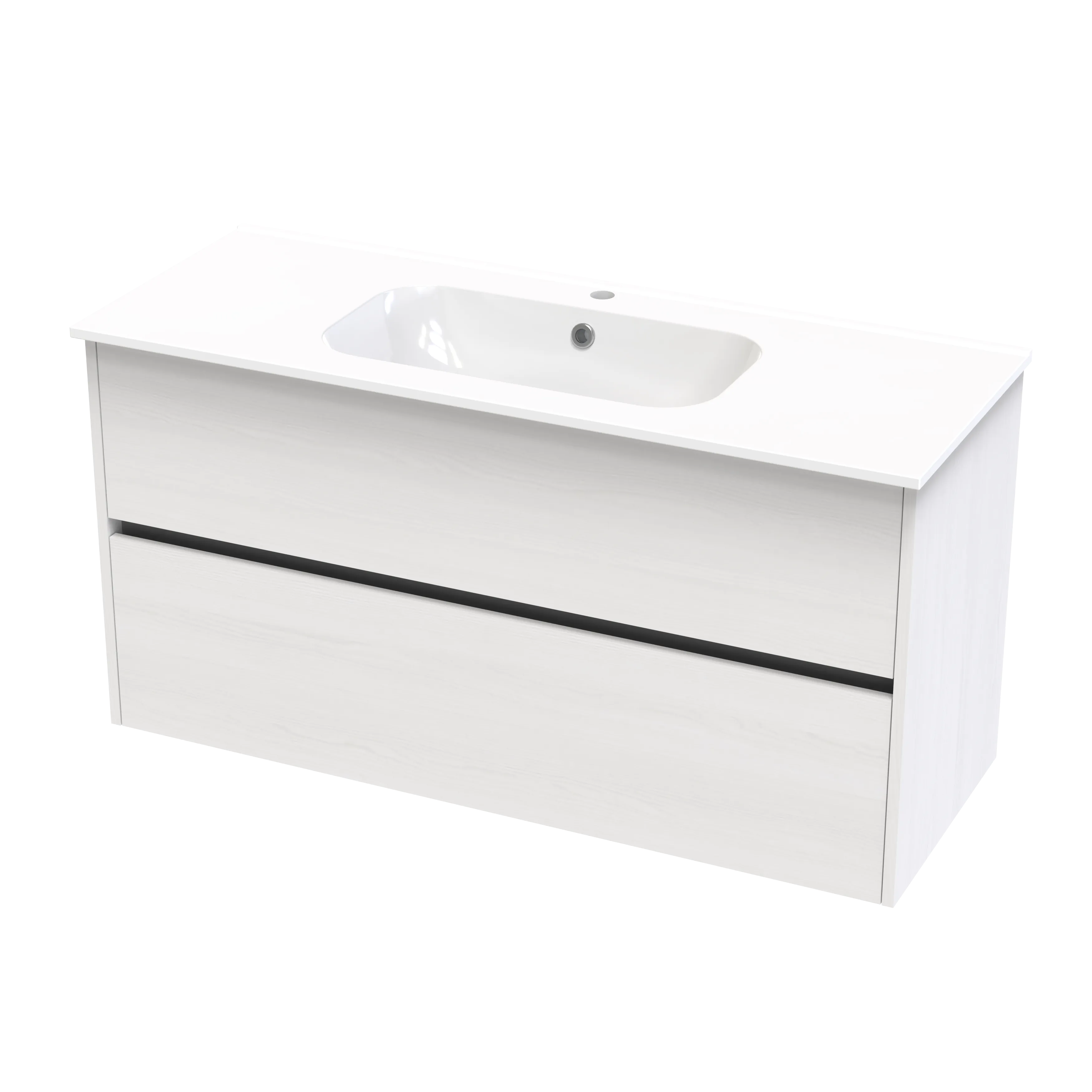 Nera Syrtari 1215 2 Drawer Wall Vanity