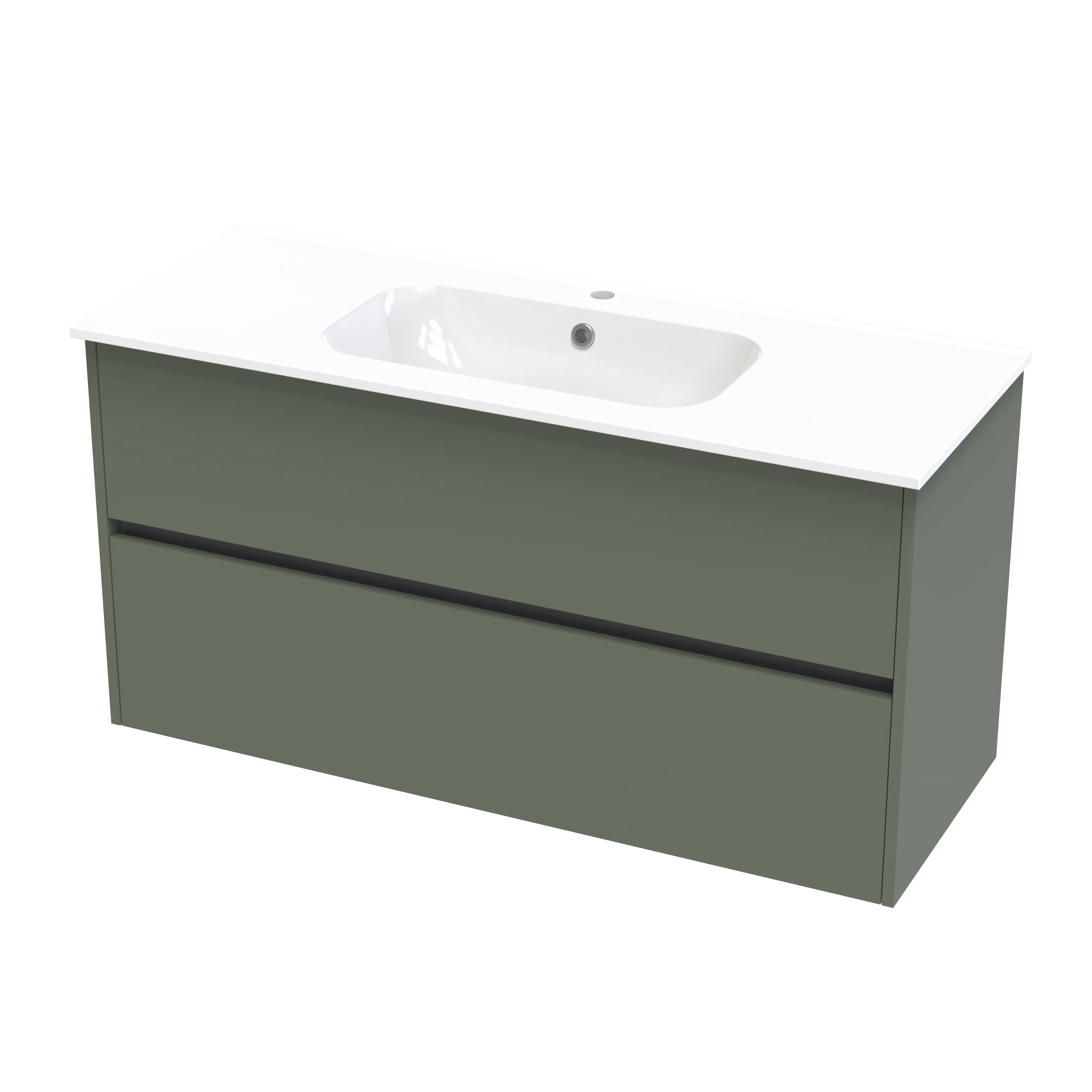 Nera Syrtari 1215 2 Drawer Wall Vanity