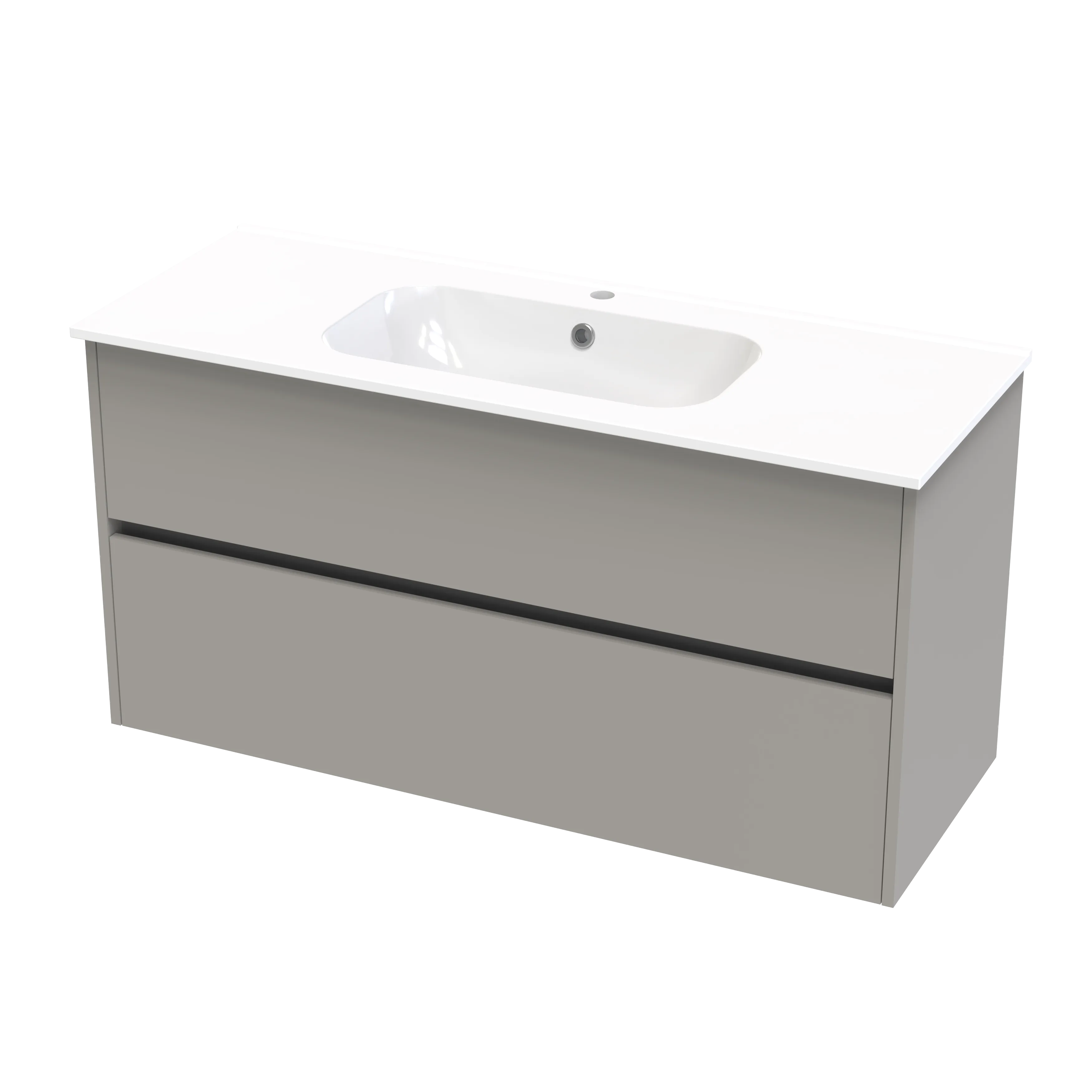 Nera Syrtari 1215 2 Drawer Wall Vanity