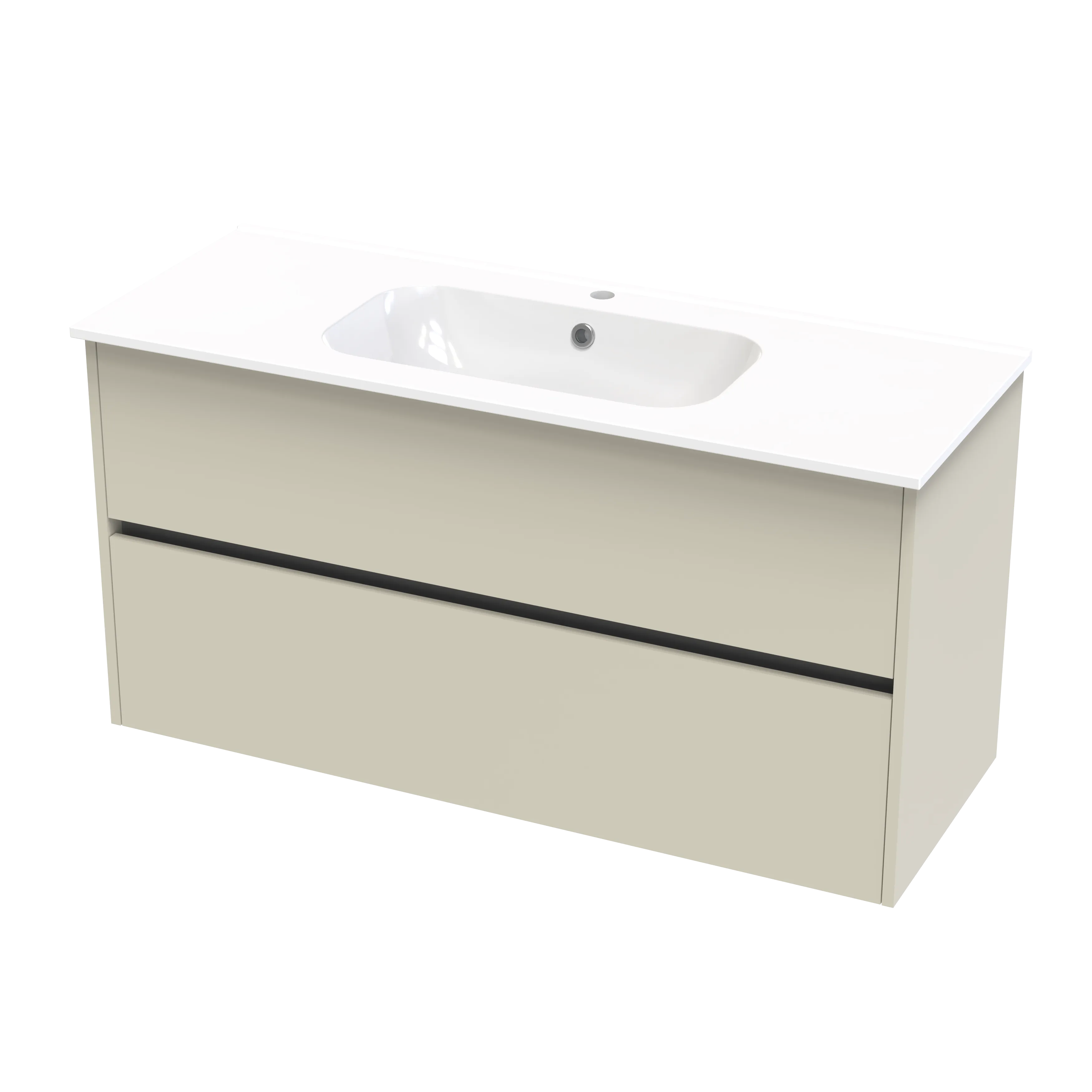 Nera Syrtari 1215 2 Drawer Wall Vanity