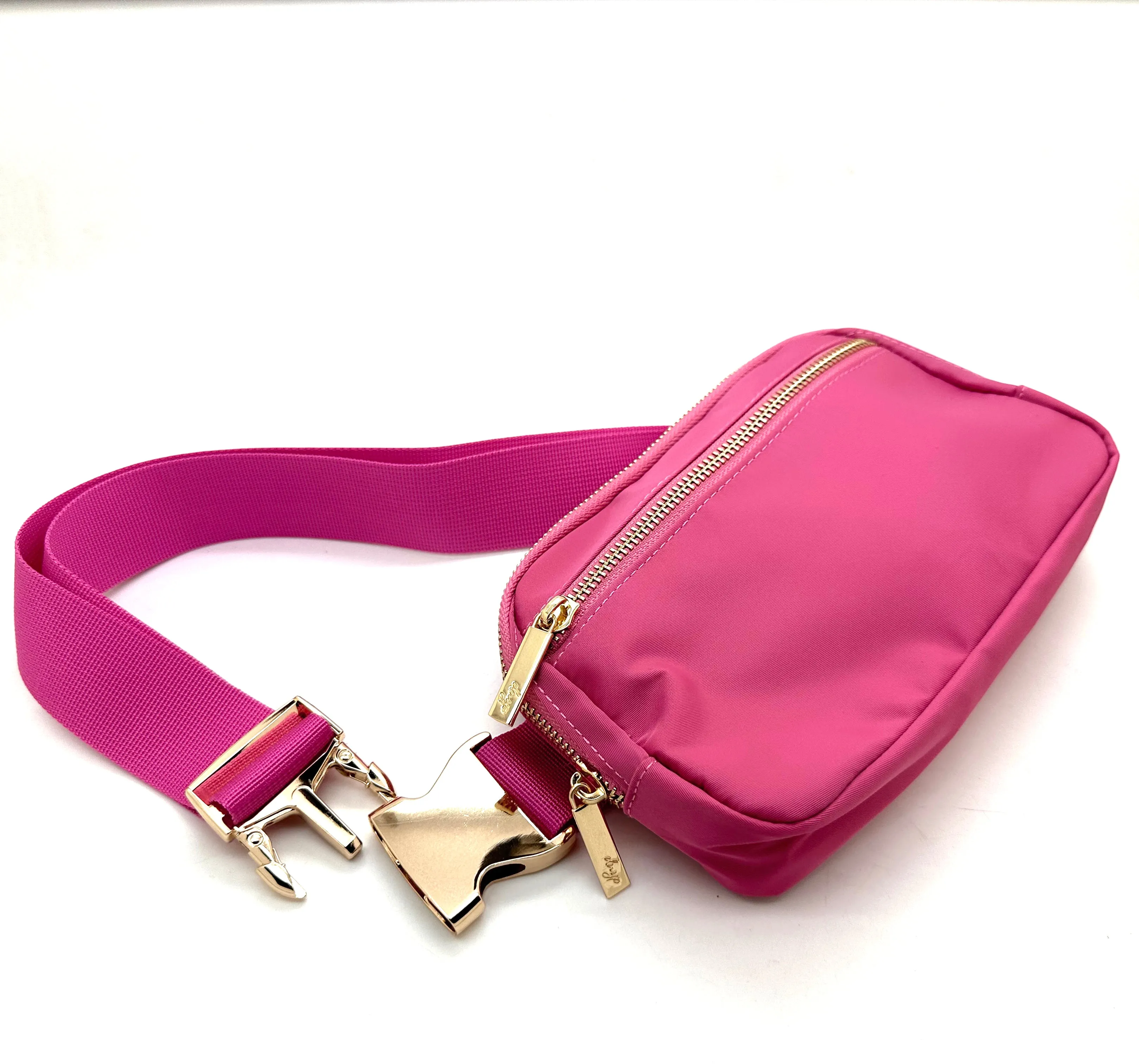 OUTLET "On the Move" bag - Premium Nylon Fanny Pack - PINK