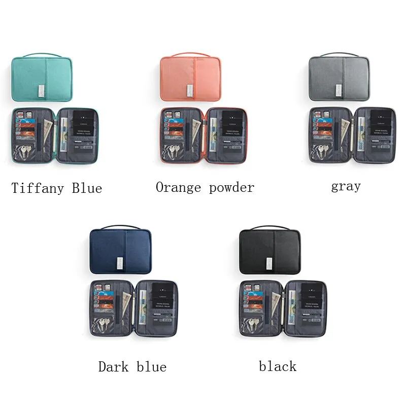 Passport Covers Credit id Card Holder Wallet Organizer Document Bag