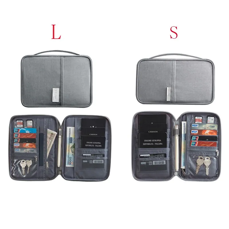 Passport Covers Credit id Card Holder Wallet Organizer Document Bag