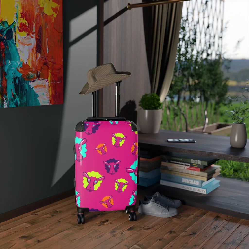 Pink Un® All Over Pattern Cabin Suitcase
