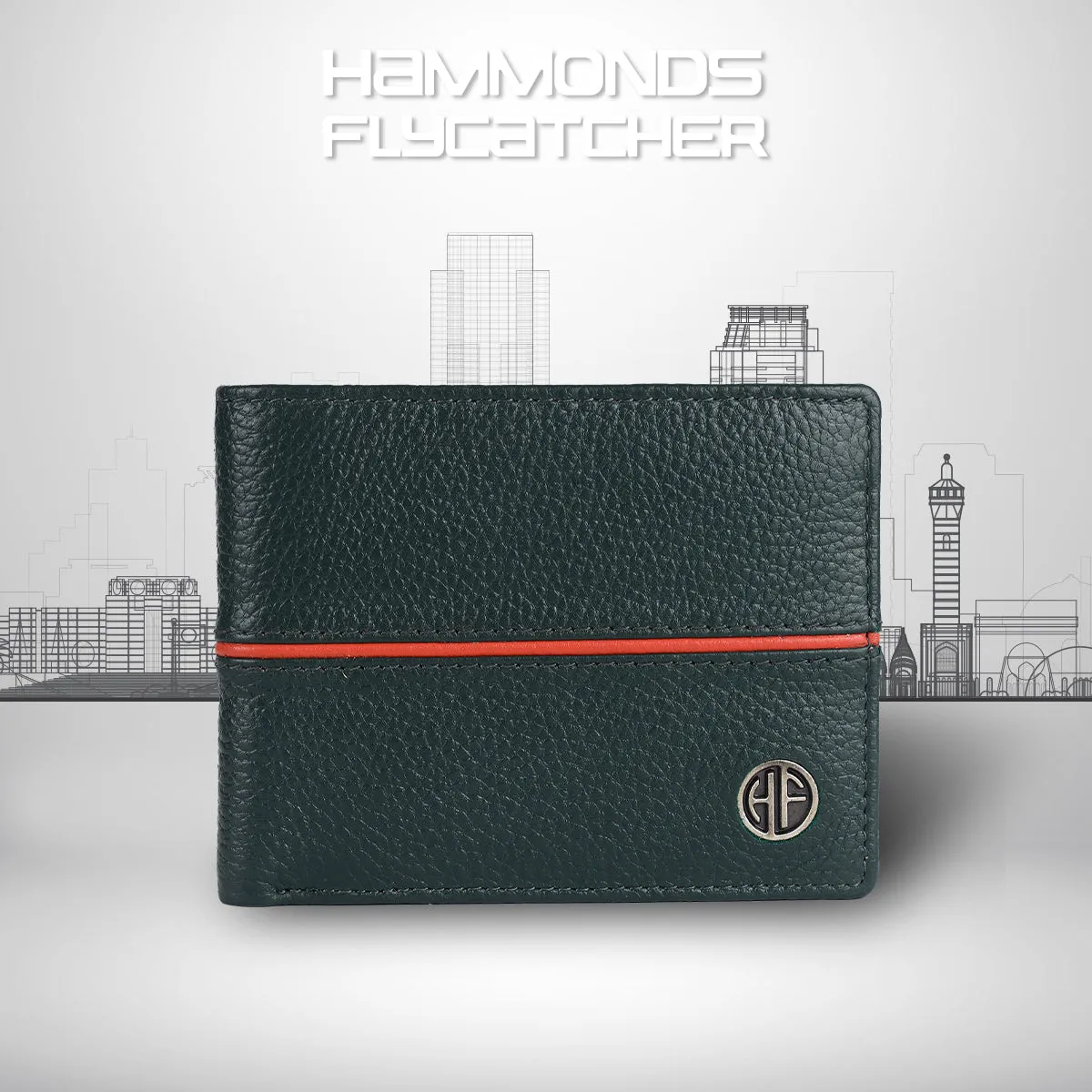 Premium Leather Wallet for Men - RFID Protected - 6 Credit/Debit Card Slots, 2 Hidden Pockets