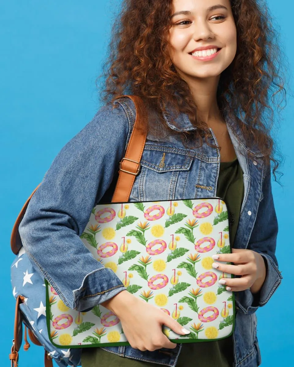 Protective Laptop Sleeve With Cool Summer Vibes