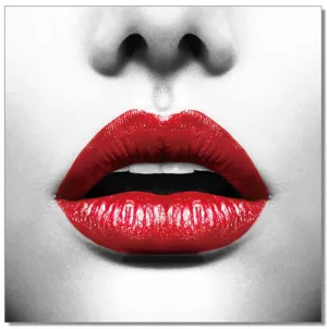 Red Lips Acrylic Print Unframed Wall Art