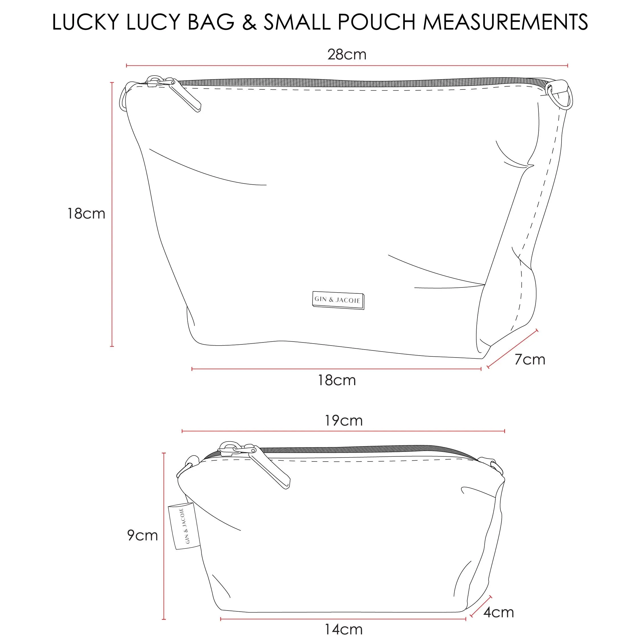 Red Lucky Lucy Lightweight Sling Bag