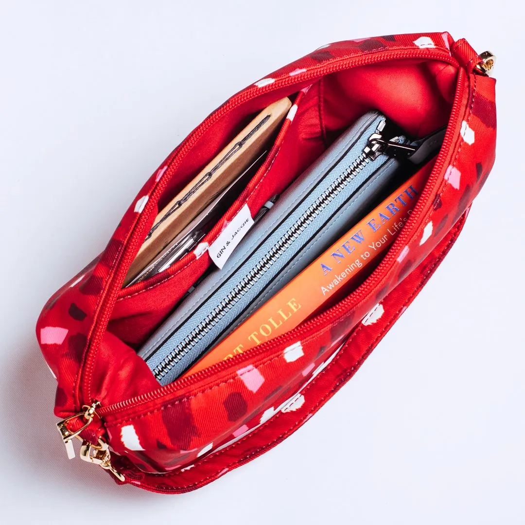 Red Lucky Lucy Lightweight Sling Bag