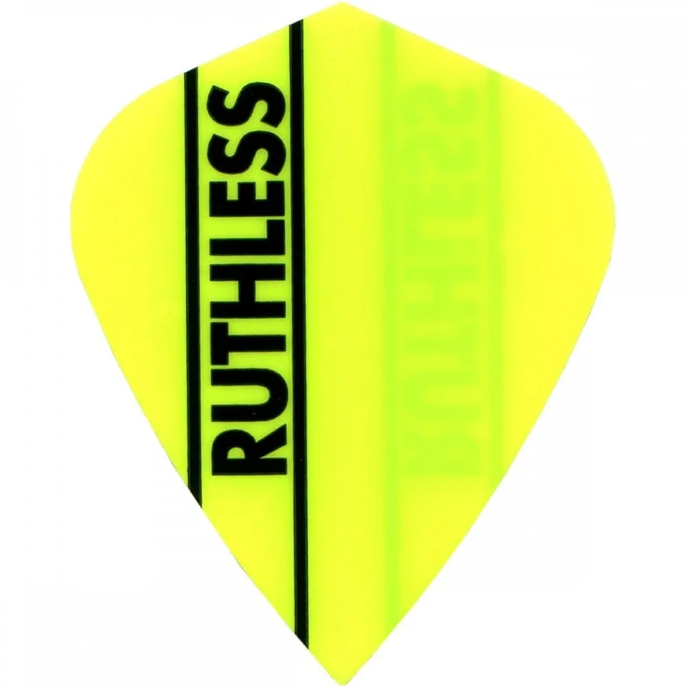 *Ruthless - Solid Panel - Dart Flights - 100 Micron - Kite