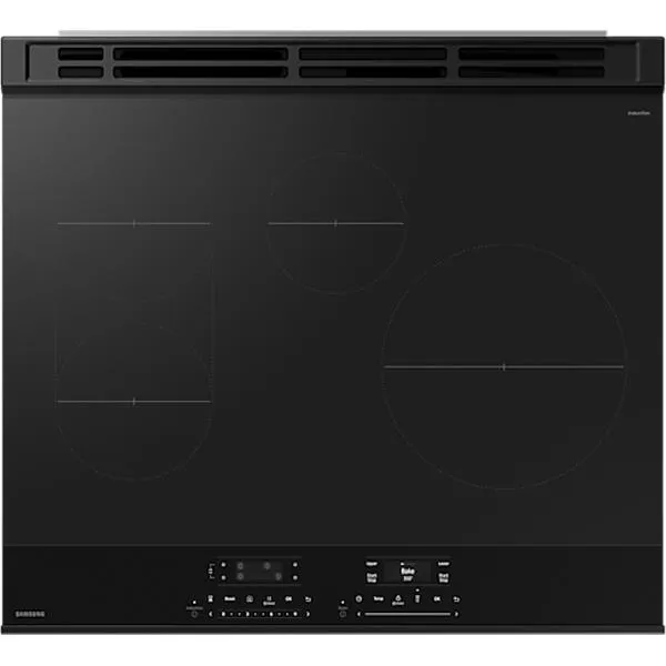Samsung 30-inch Slide-in Induction Range with Wi-Fi NSI6DG9550SRAC