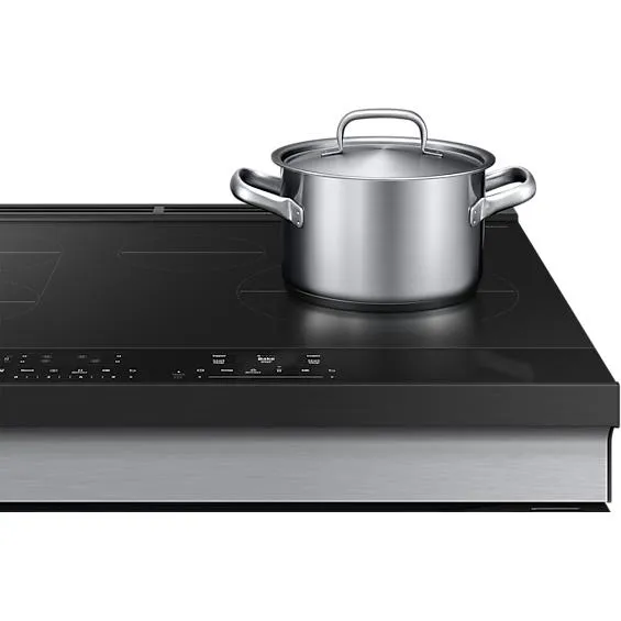 Samsung 30-inch Slide-in Induction Range with Wi-Fi NSI6DG9550SRAC